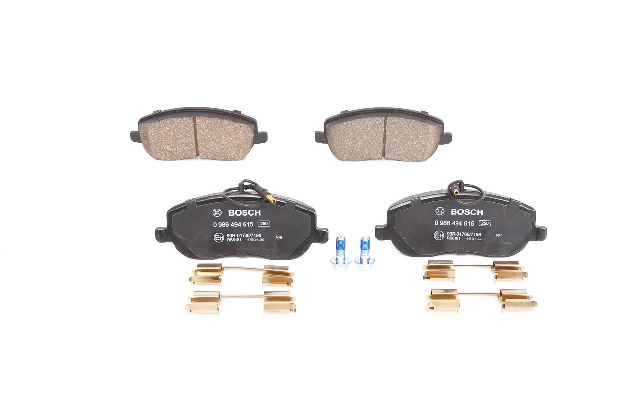 Plaquettes de frein 4254 57 BOSCH 0986494615 VOLKSWAGEN, OPEL, PEUGEOT, CITROЁN, DS