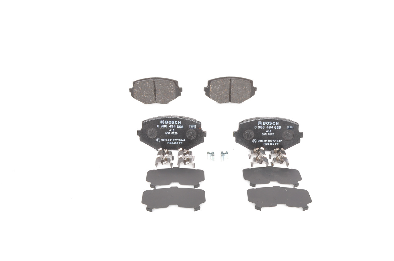 Plaquettes de frein NAY53323ZC BOSCH 0986494655 MITSUBISHI, MAZDA, MERCURY