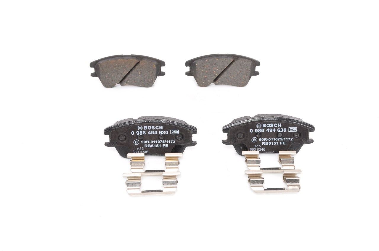 Fékbetét készlet, tárcsafék 58101 05A10 BOSCH 0986494630 HONDA, HYUNDAI, KIA, DODGE