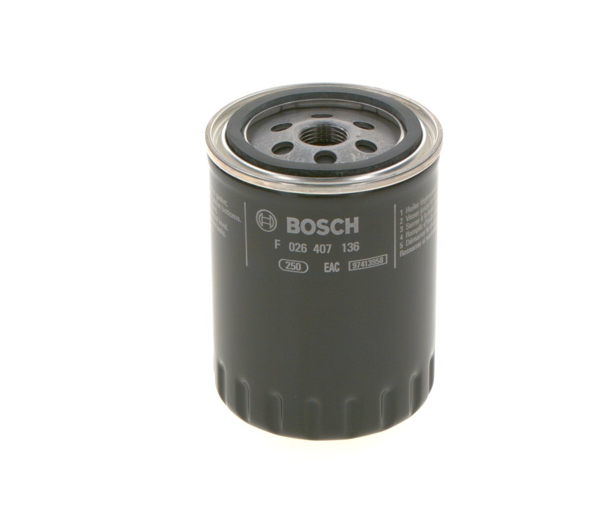 Ölfilter 078115561H BOSCH F026407136 VW, AUDI, SKODA, SEAT, CITROЁN