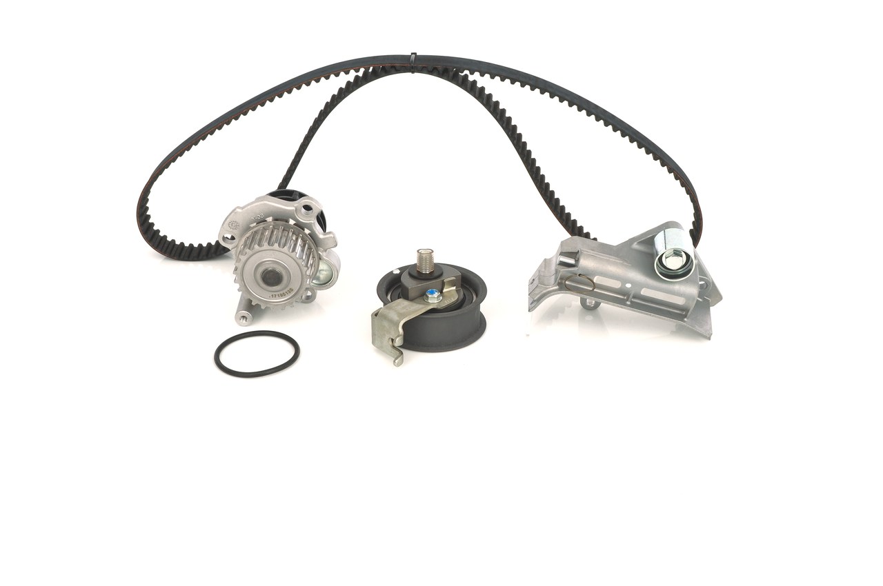 BOSCH 1 987 946 493 Bomba de agua + kit de correa de distribución Long.: 1200mm, Ancho: 23mm
