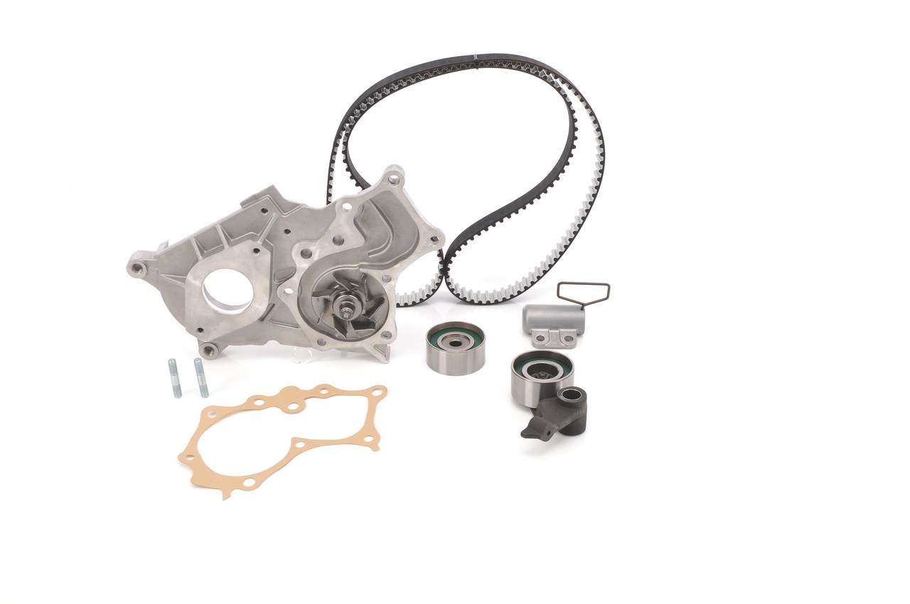 BOSCH 1 987 946 481 Bomba de agua + kit de correa de distribución Long.: 1695mm, Ancho: 25mm