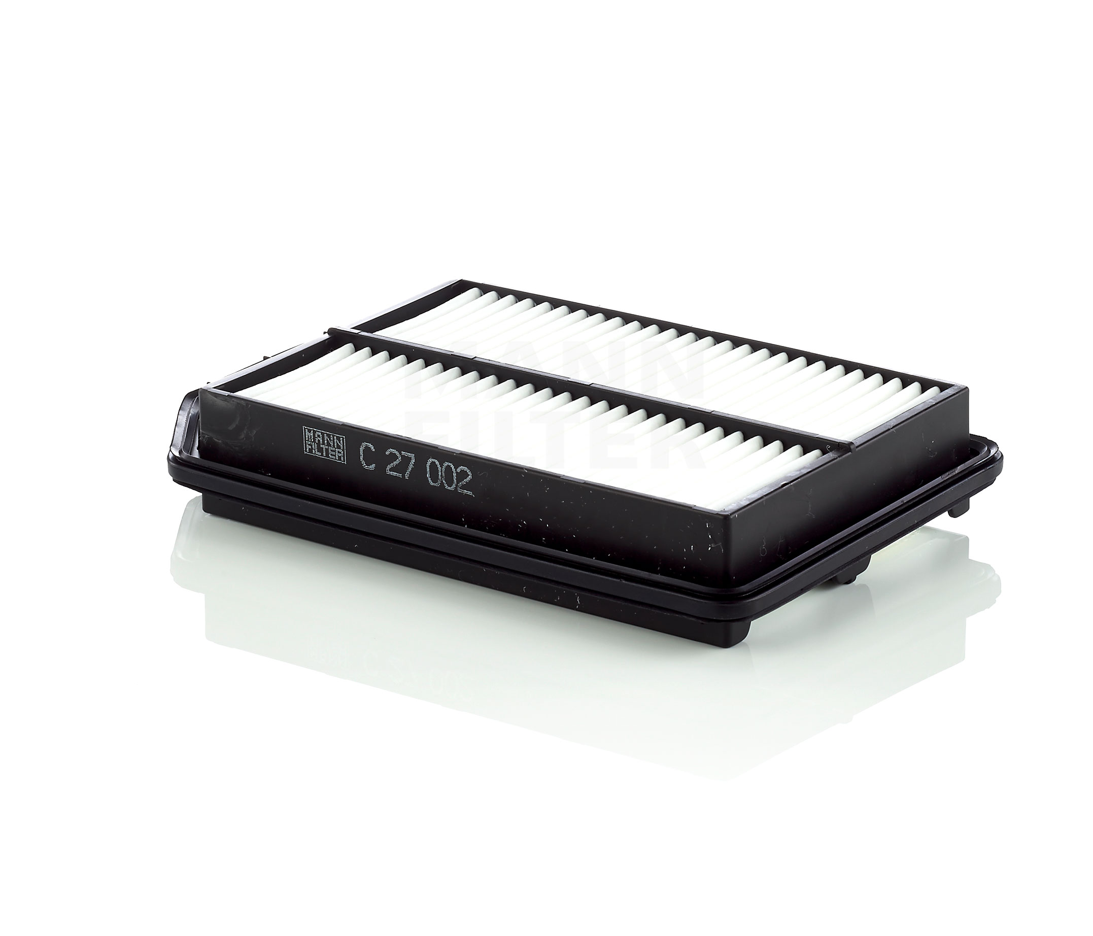MANN-FILTER C 27 002 Vzduchový filtr Délka: 172mm, Šířka: 269mm, Výška: 48mm