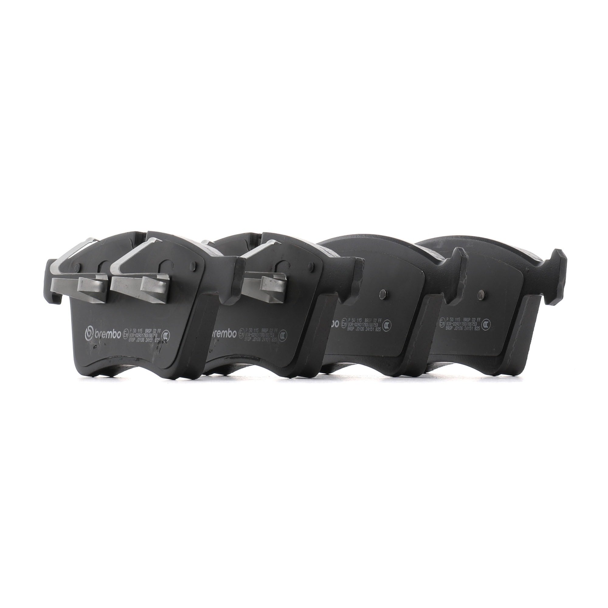 Remblokken 164 420 13 20 BREMBO P50115 MERCEDES-BENZ, SMART