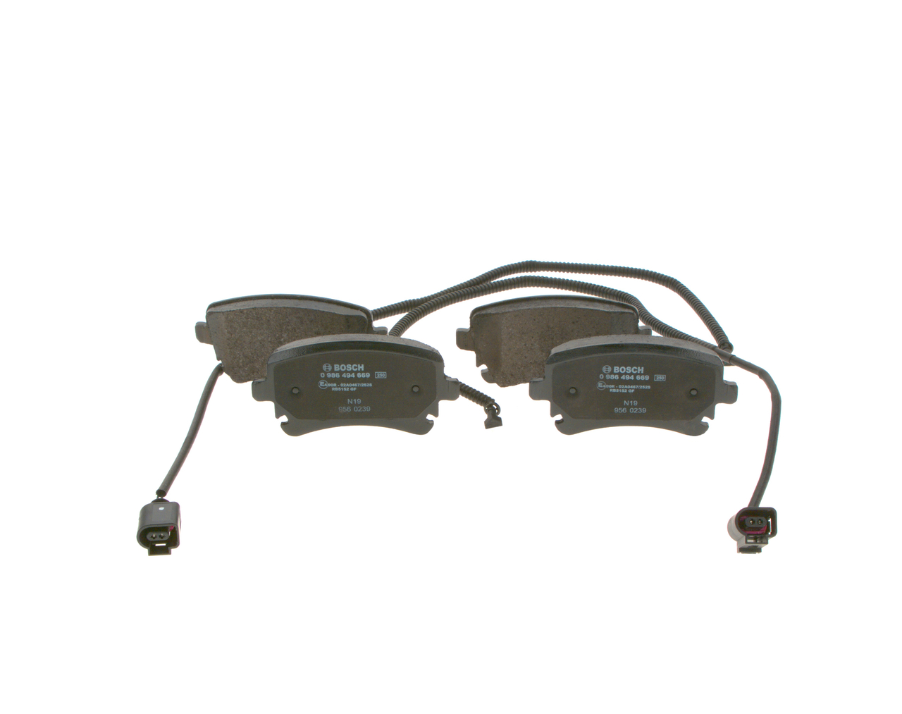 Bremsbeläge 0 986 494 669 BOSCH 3D0698451A VW, AUDI, SKODA, SEAT