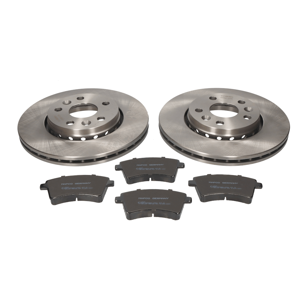 Brake discs and pads set A415 420 0701 MAPCO 47162 MERCEDES-BENZ, RENAULT, NISSAN, SMART