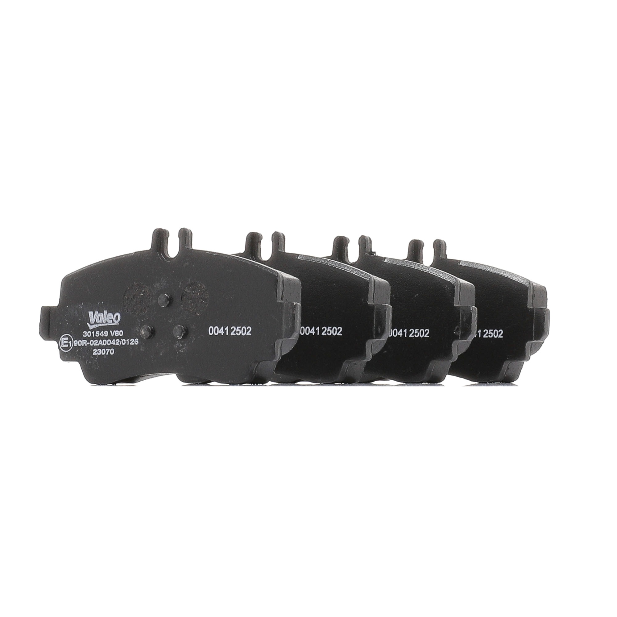 VALEO 301549 Комплект накладки Mercedes W168 A 140 1.6 (168.031, 168.131) 82 K.C. бензин 2001