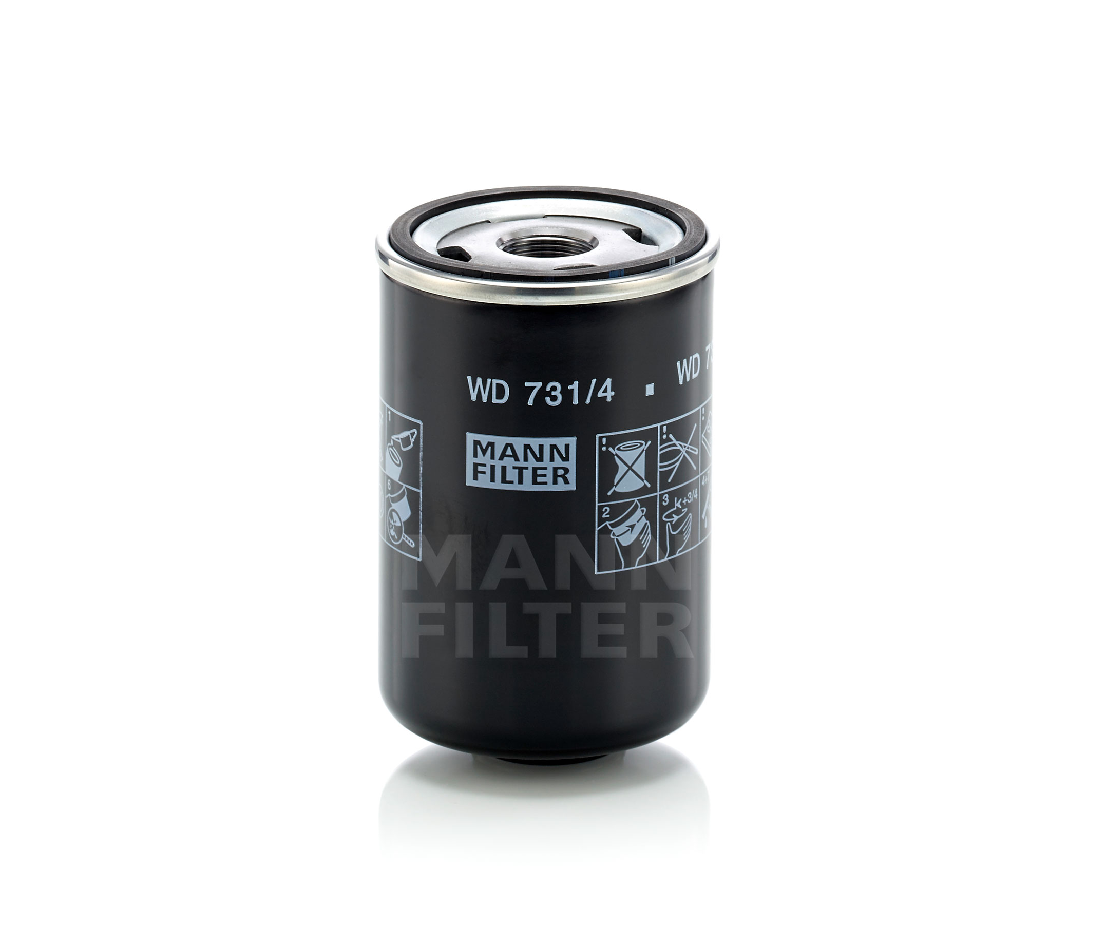 Engine oil filter MANN-FILTER WD 731/4 rating