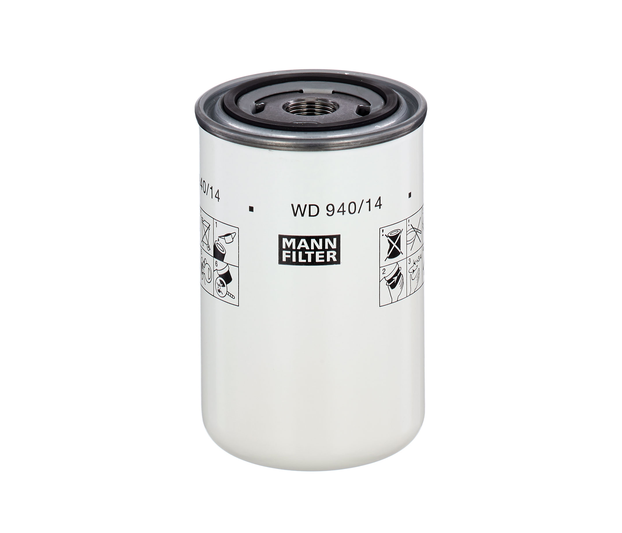 MANN-FILTER WD 940/14 Filtre à huile Ø: 93mm, Ø: 93mm, Hauteur: 144mm