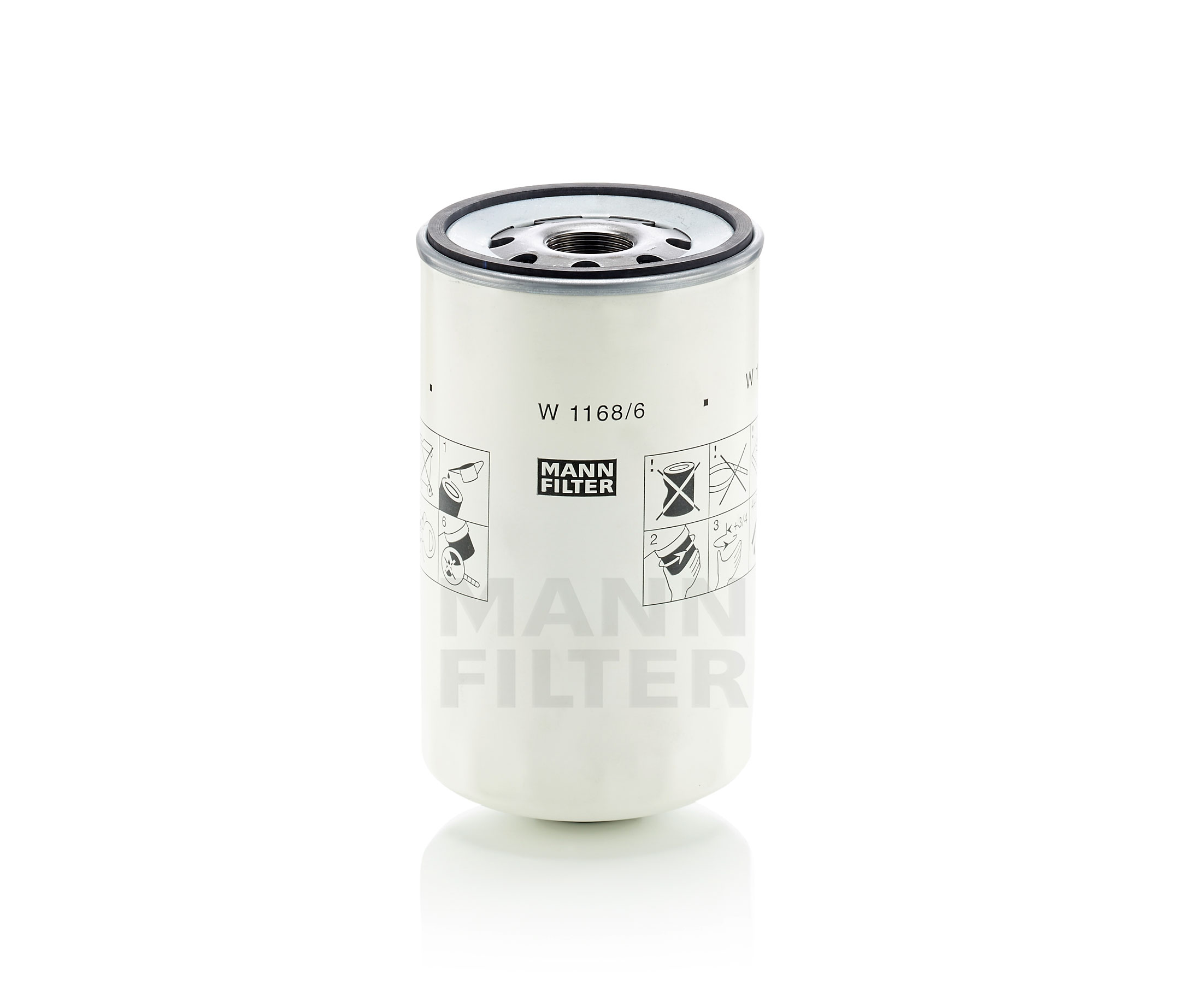 Engine oil filter MANN-FILTER W 1168/6 rating