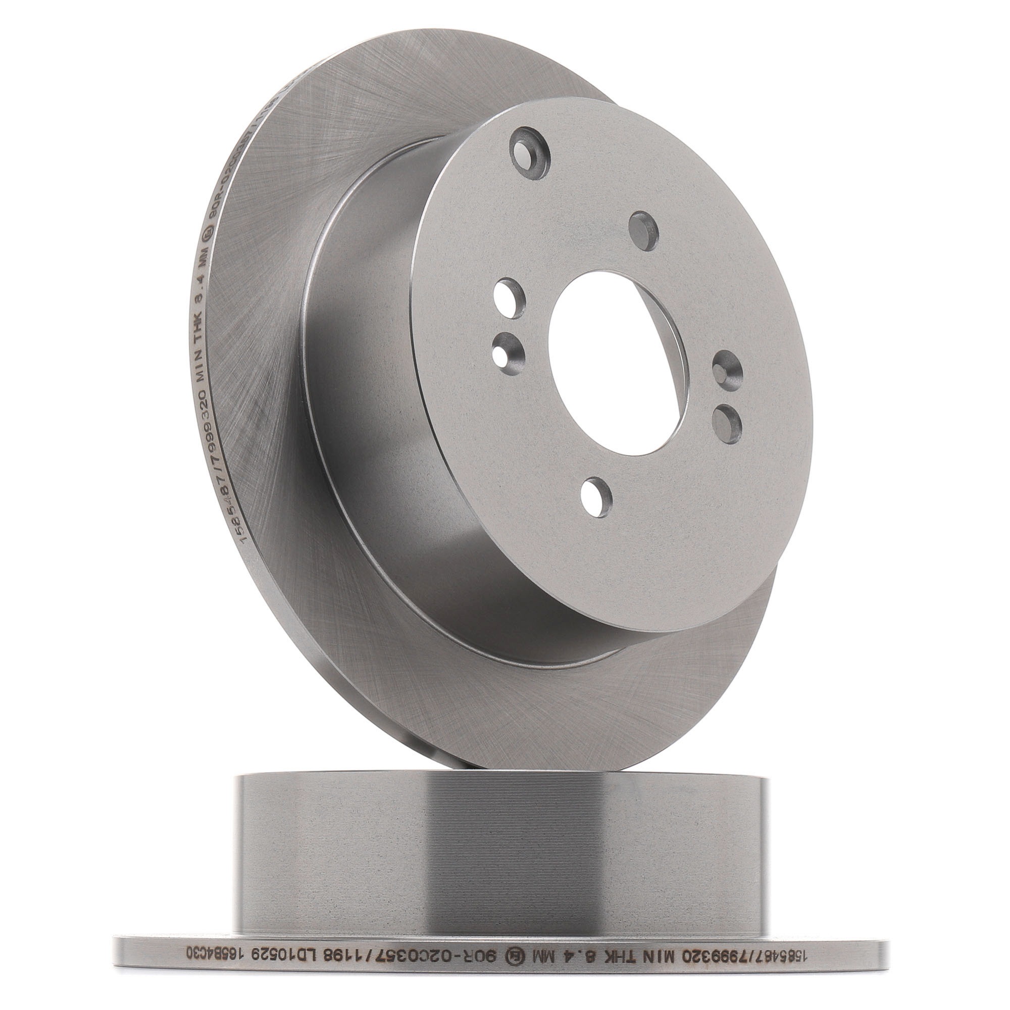 RIDEX 82B0271 Bremsscheiben HYUNDAI GETZ 1.6 106 PS Benzin