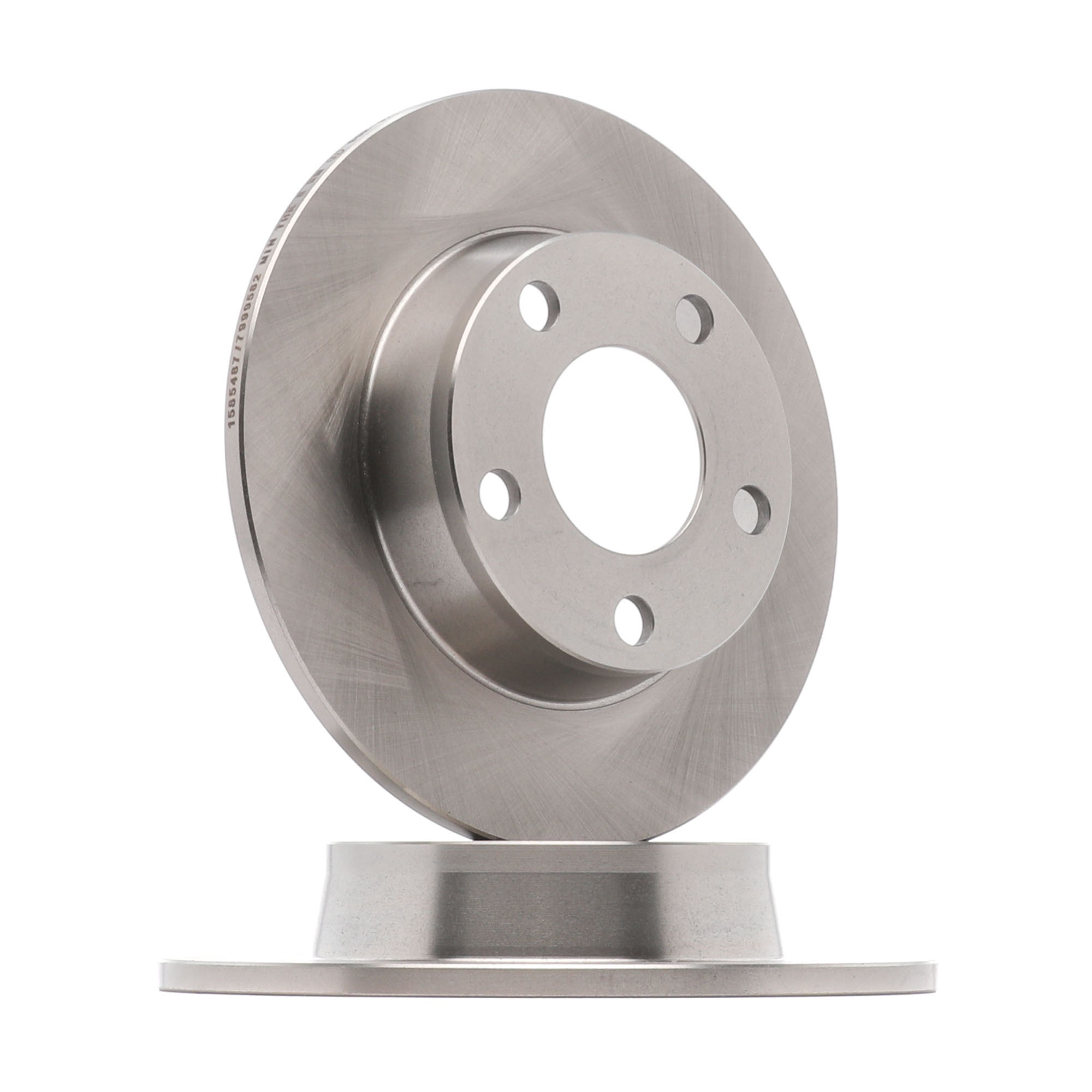 RIDEX 82B0059 Disque de frein Épaisseur du disque de frein: 10mm, Nbre de trous: 5, Ø: 254,7mm