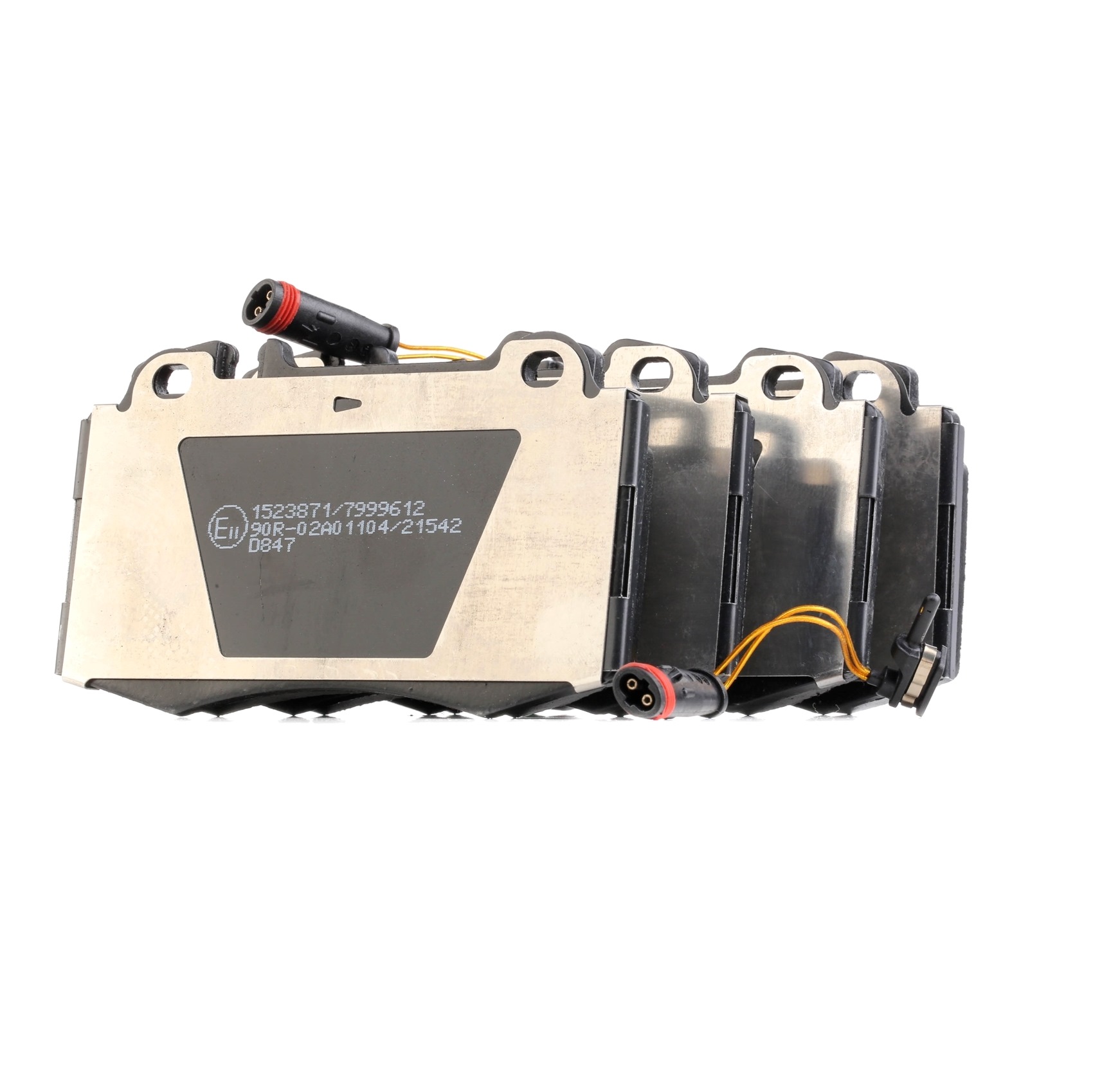 RIDEX 402B0199 Bremseklosser Bredde: 119,5mm, Høyde: 71,5mm, Tykkelse: 15,9mm