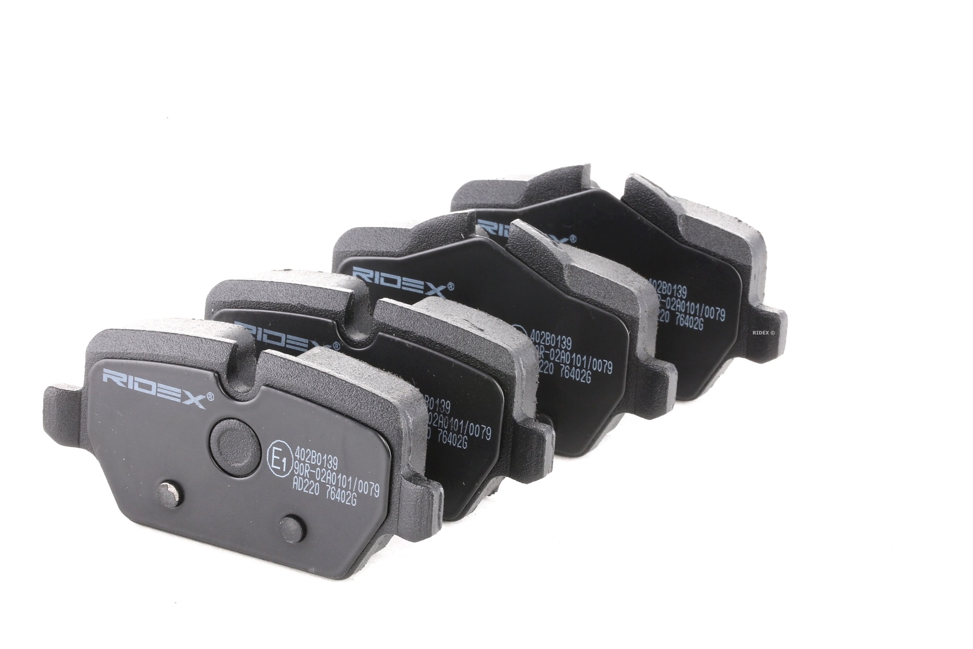 Bremsekloss RIDEX 402B0139 rangering