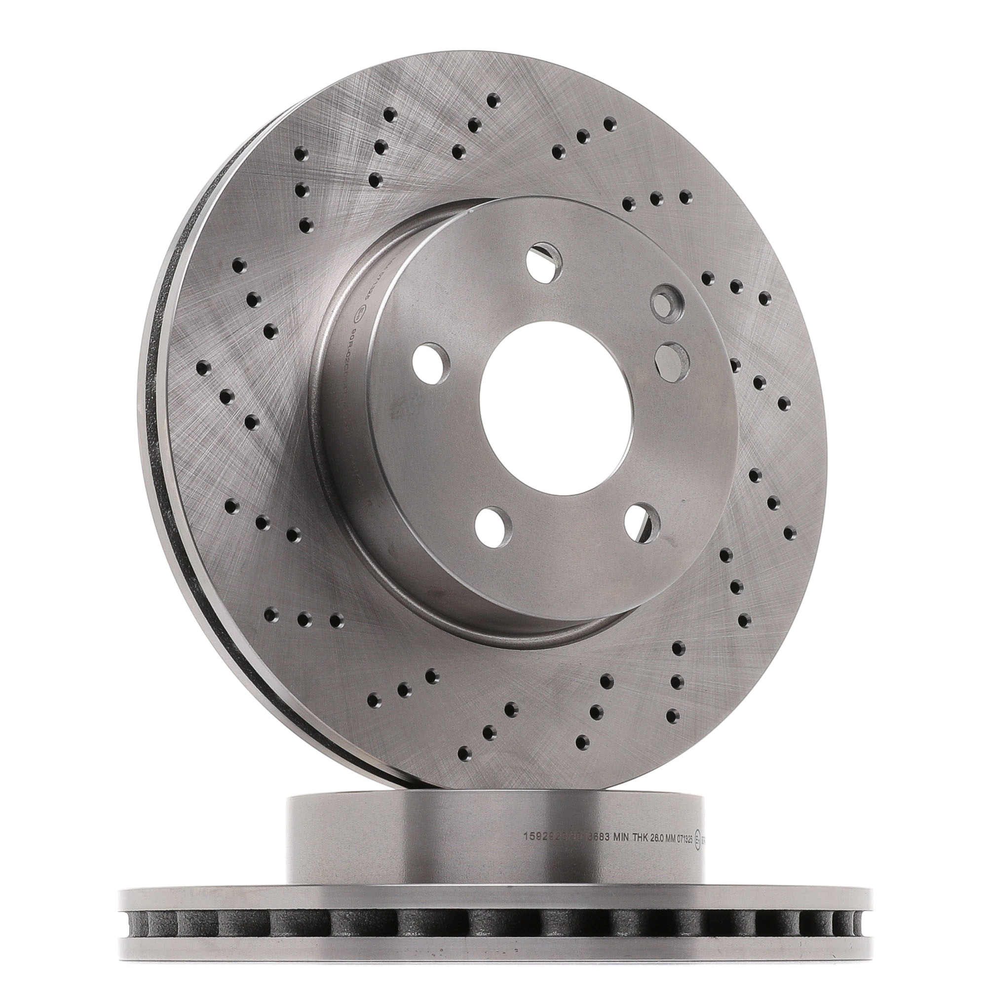 Disque de frein 2044213612 RIDEX 82B0447 MERCEDES-BENZ, SEAT, DAIMLER