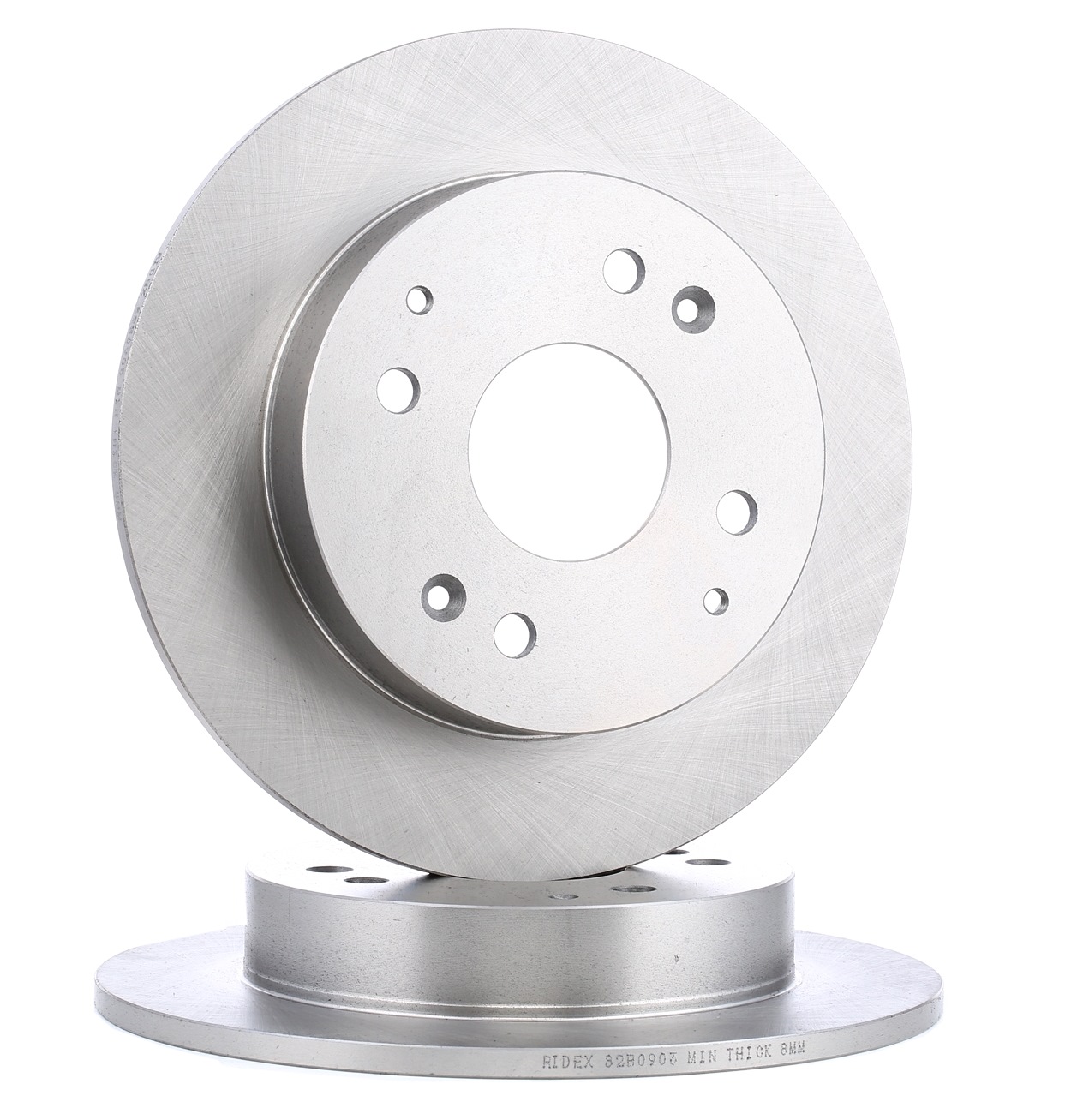 RIDEX 82B0903 Remschijf Remschijfdikte: 9mm, Aantal gaten: 4/8, Ø: 259,7mm