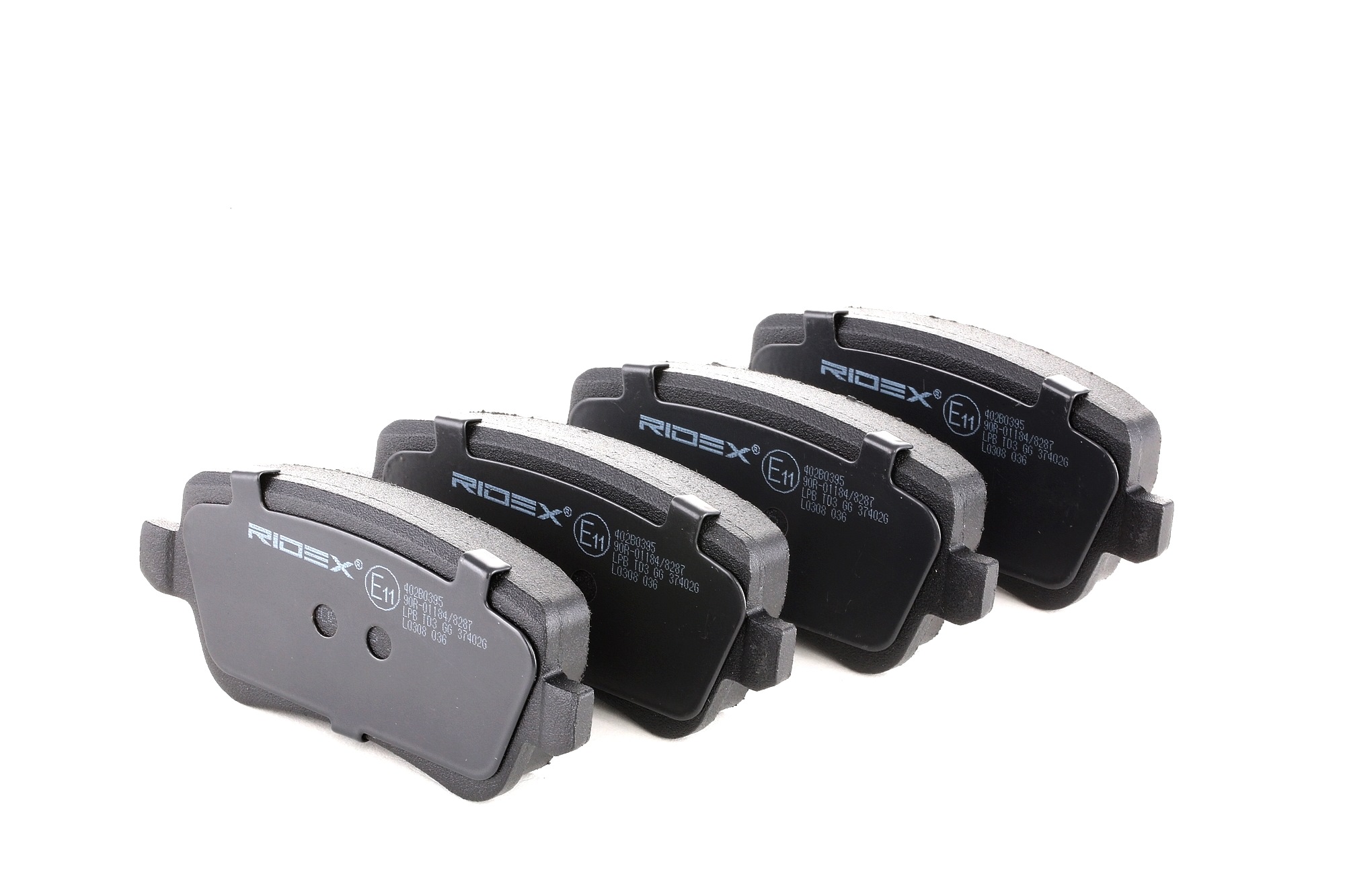 Brake pad set, disc brake RIDEX 402B0395 rating