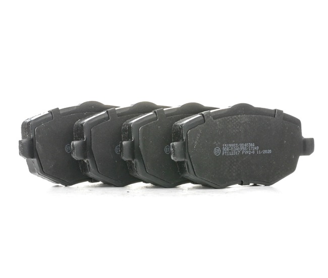 8040344 RIDEX 402B0537 Τακάκια φρένων Lancia Ypsilon 2 τιμες πίσω και εμπρός
