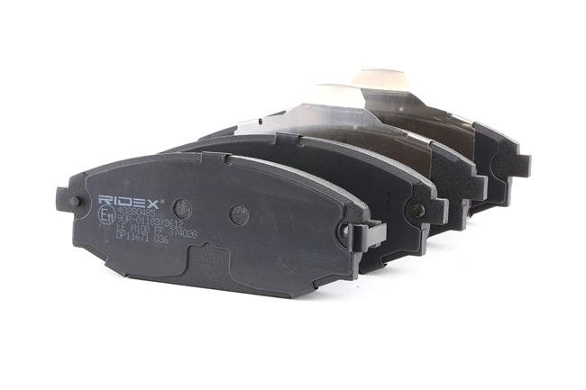 Bremsbeläge 402B0485 RIDEX 58101M1A00 TOYOTA, HYUNDAI, KIA, MITSUBISHI