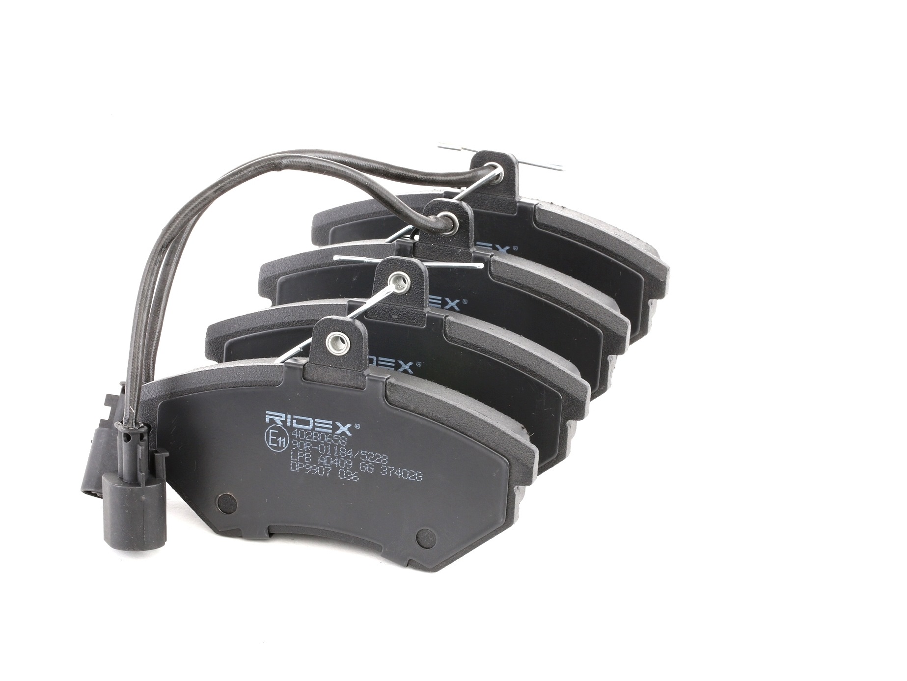 Bremsekloss RIDEX 402B0658 rangering