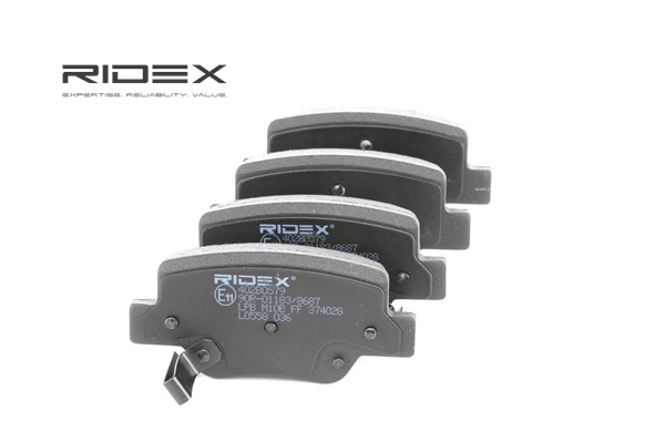 RIDEX 402B0579 Bremsbeläge