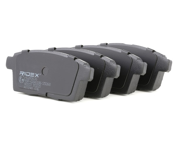 RIDEX 402B0636 Pastilhas de travão