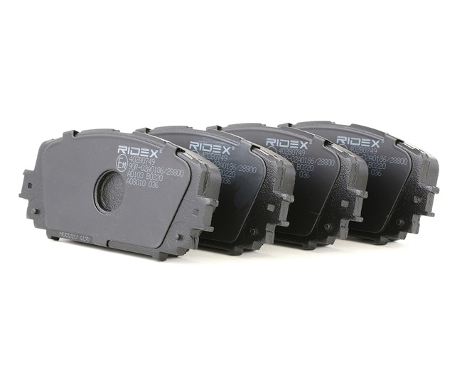 RIDEX 402B0749 Remblokken