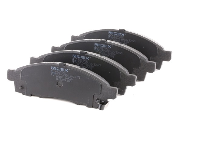 Plaquettes de frein D1060JX00C RIDEX 402B0681 NISSAN, MITSUBISHI
