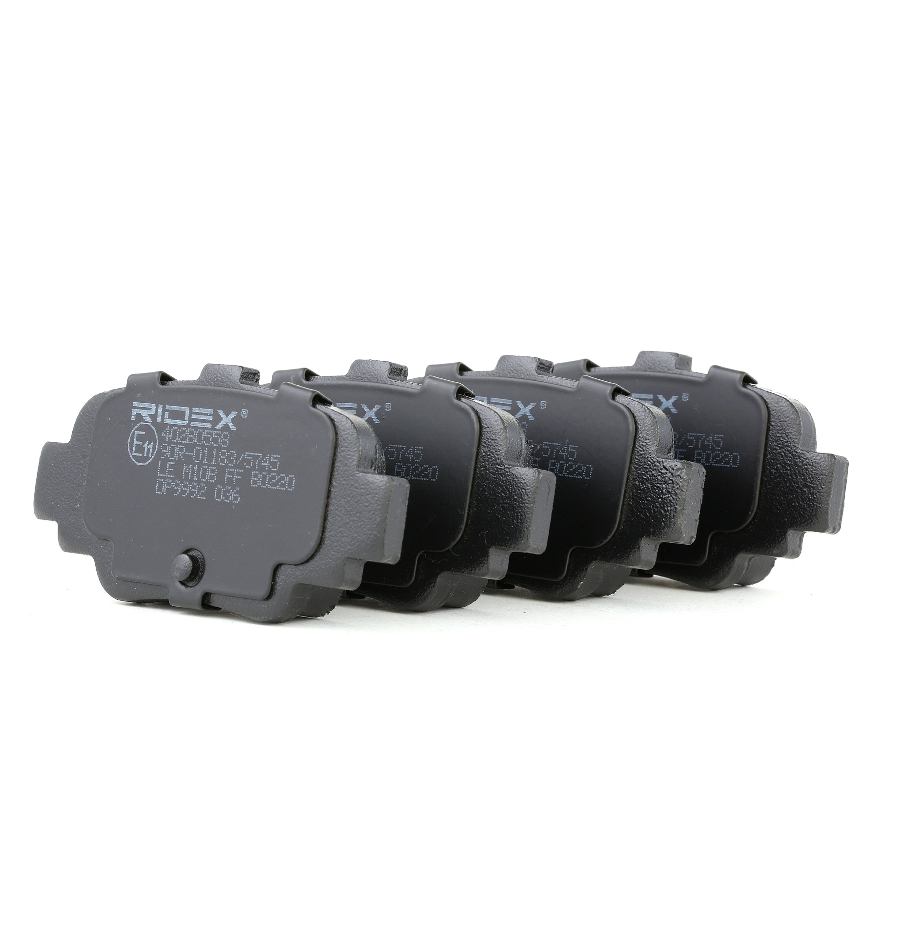 ATE 13046059562 Set Pastiglie Freno A Disco – Altezza 45mm, Larghezza 120,8mm, Spessore 15mm