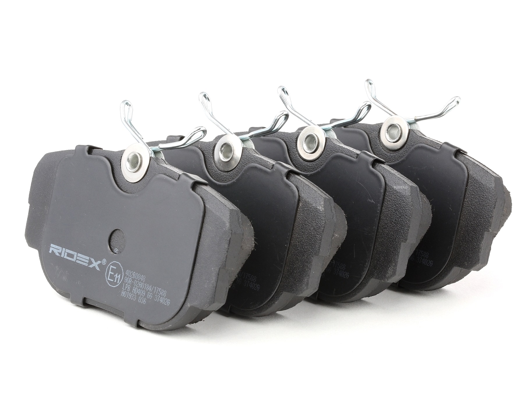 Brake pad set, disc brake RIDEX 402B0848 rating