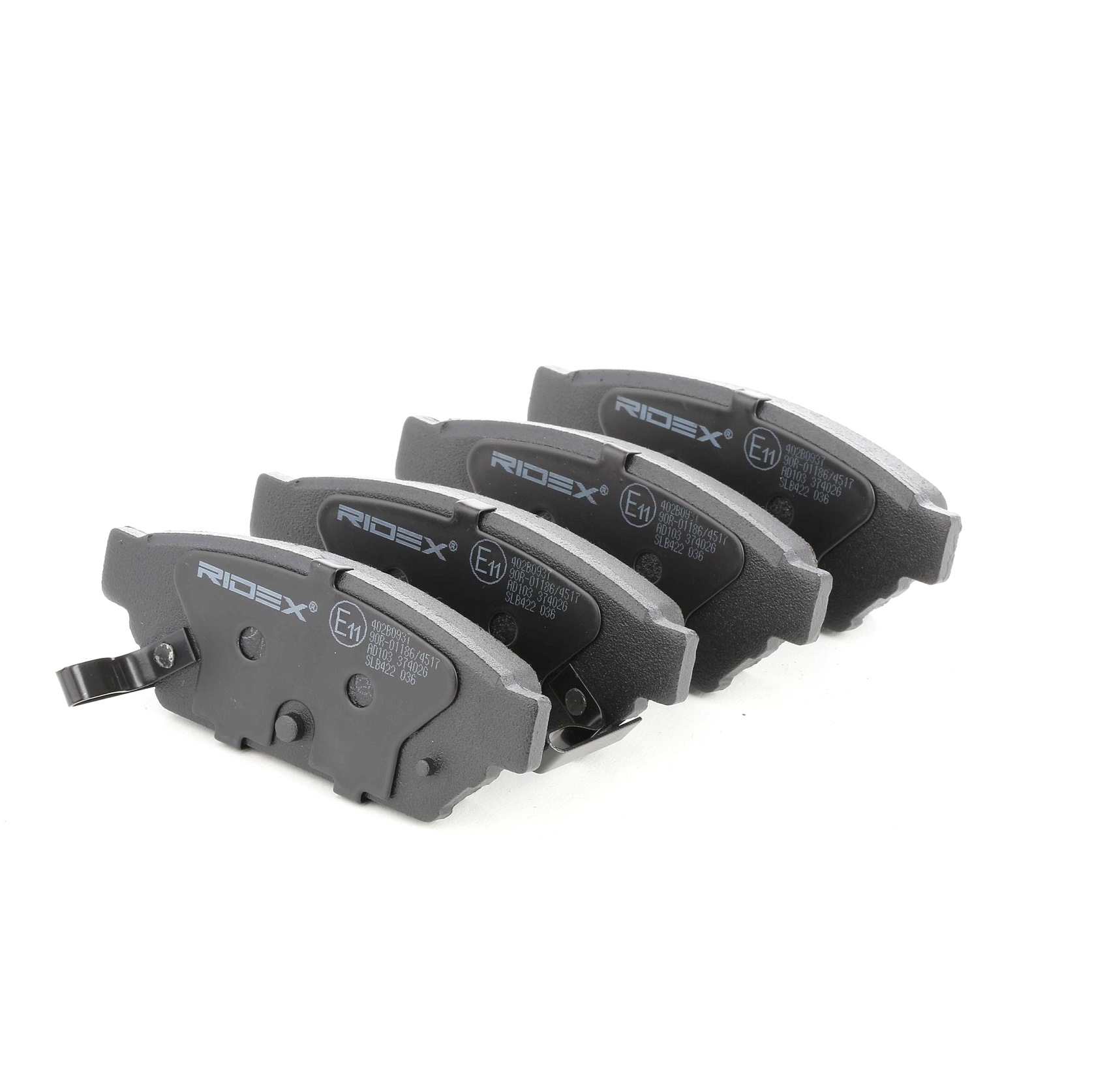 402B0937 RIDEX MR 205377 Plaquettes de frein