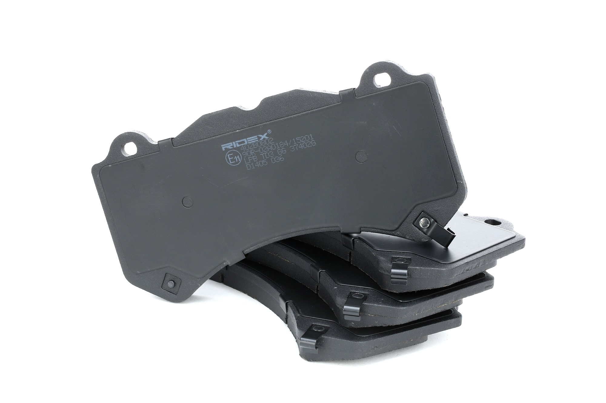 RIDEX 402B0802 Bremseklosser Bredde: 189,7mm, Høyde: 92,9mm, Tykkelse: 16,2mm