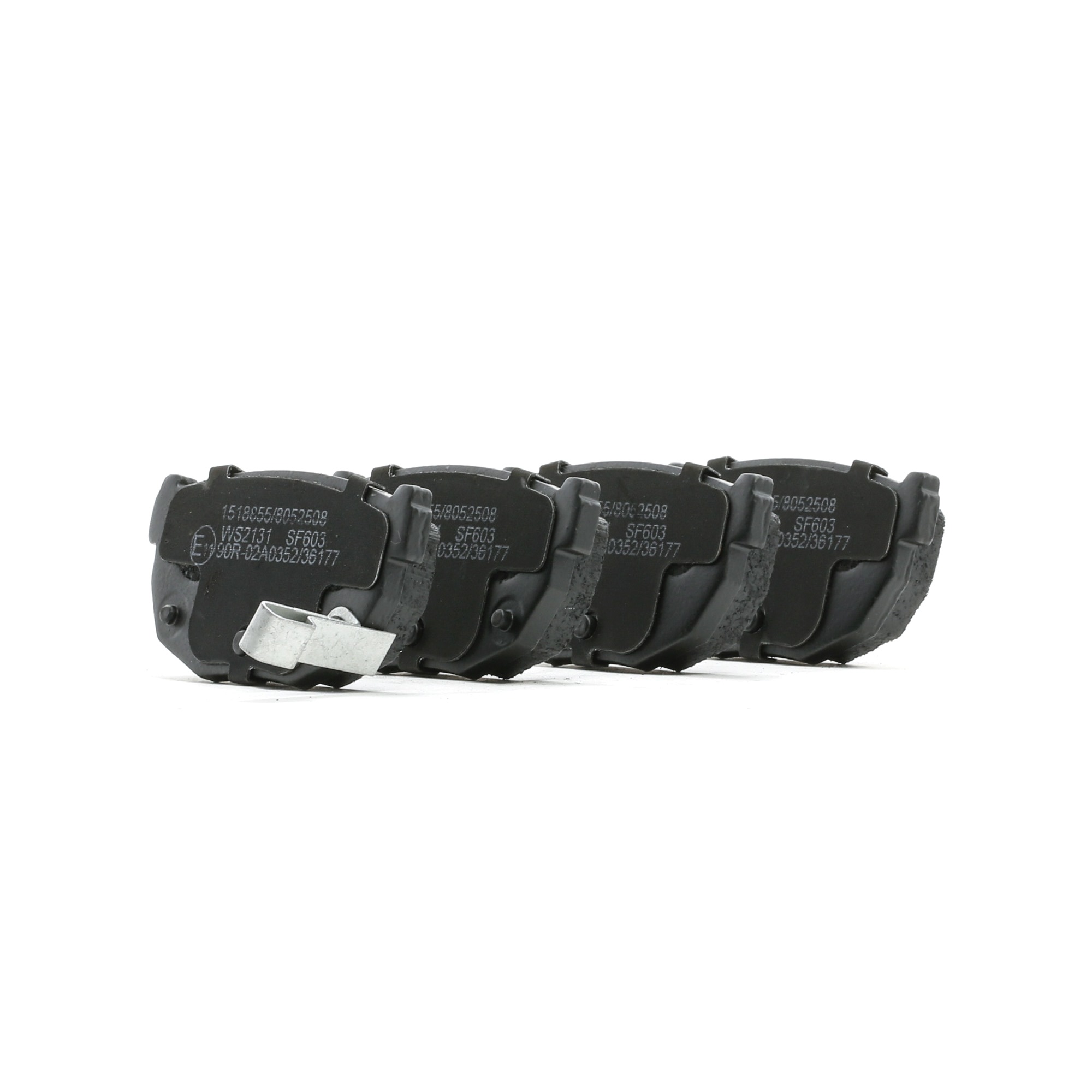 RIDEX 402B0899 Комплект спирачно феродо, дискови спирачки височина: 42,9mm, дебелина: 14mm