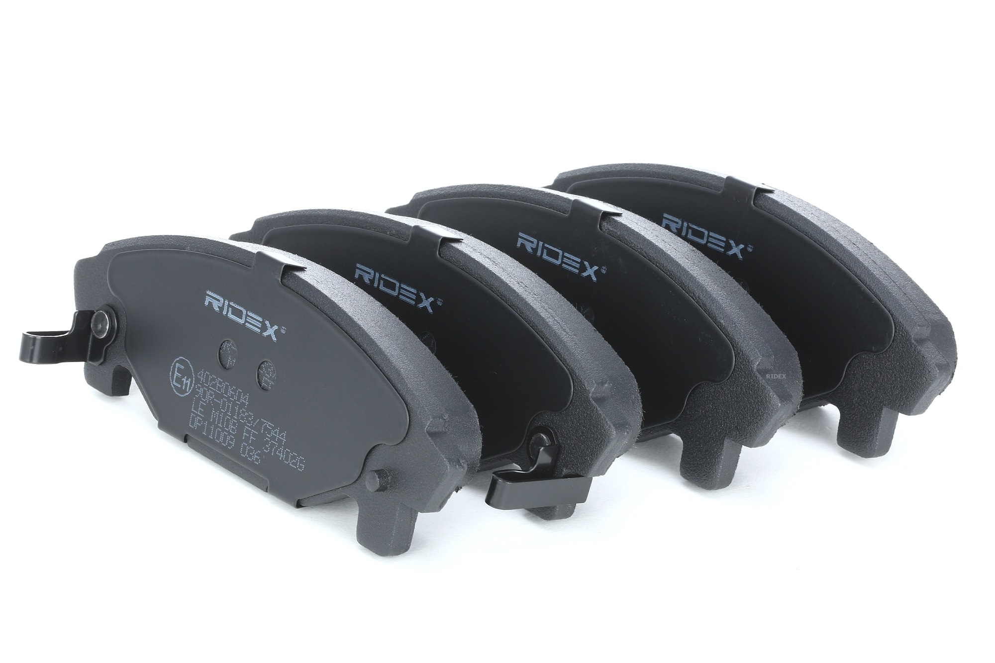 RIDEX 402B0604 Plaquettes de frein Largeur: 125,8mm, Hauteur: 45,3mm, Épaisseur: 15,6mm