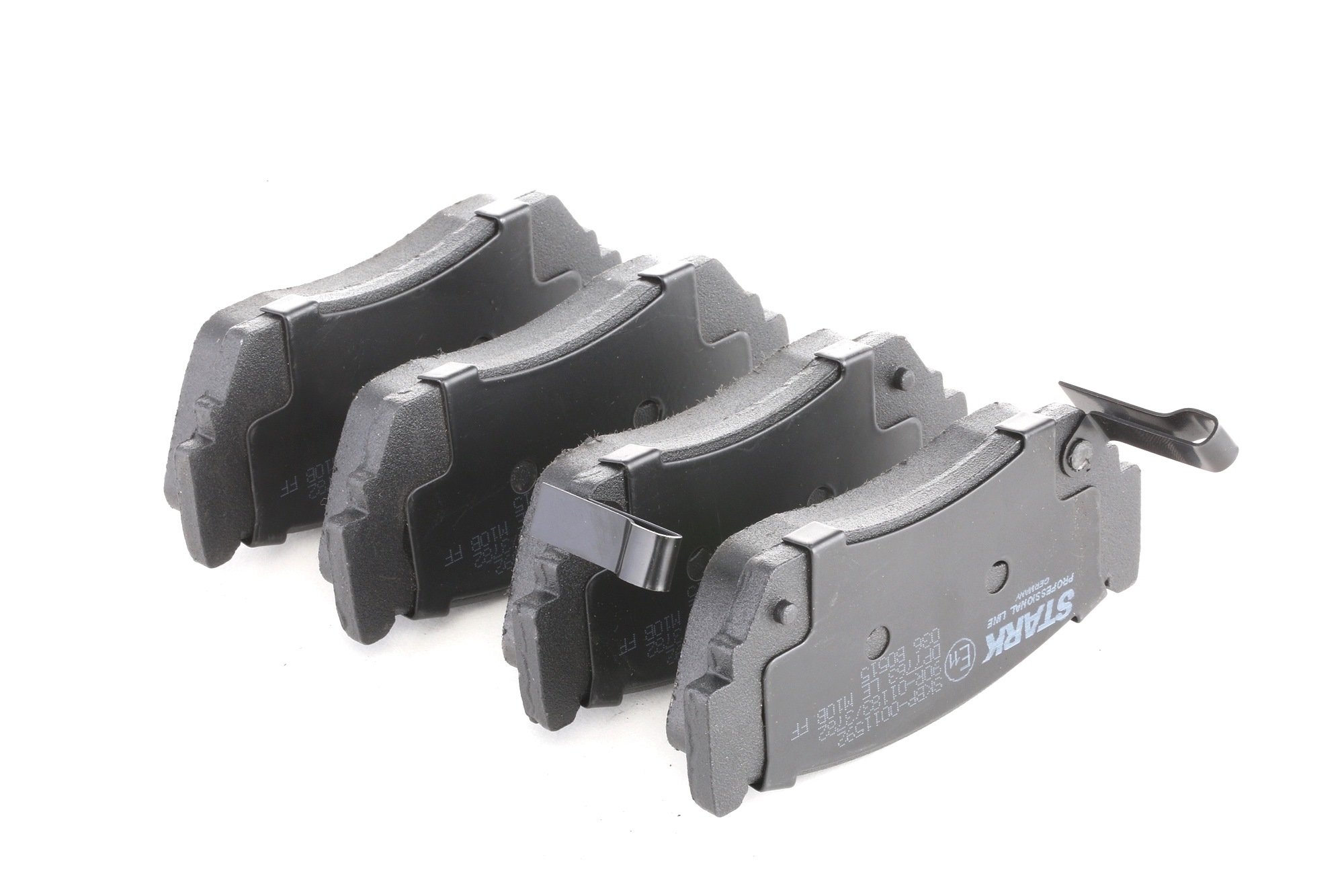 STARK SKBP-0011592 Bremseklosser Høyde: 48mm, Tykkelse: 16,5mm