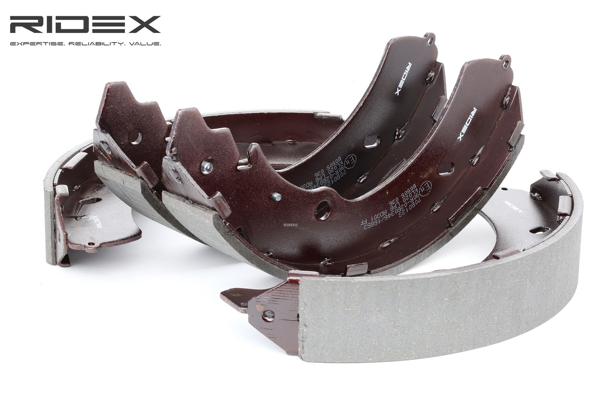 Bremsbackensatz 70B0123 RIDEX 8980180360 AUDI, ISUZU, HOLDEN