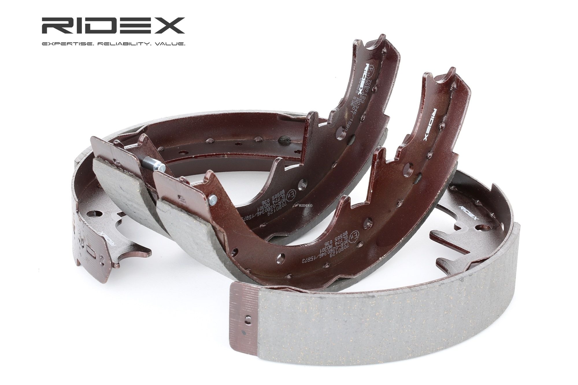 RIDEX Jarrukengät Taka-akseli 70B0129 Jarrukenkäsarja JEEP,CHEROKEE (KJ),CHEROKEE (XJ),Grand Cherokee I (ZJ, ZG)