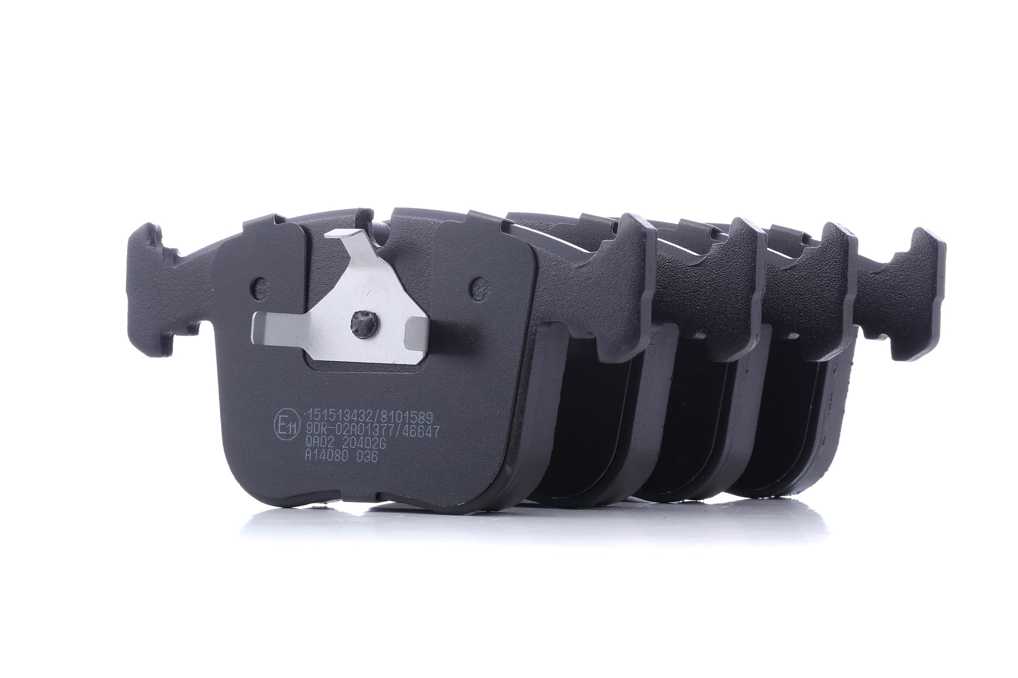 RIDEX 402B0763 Plaquettes de frein Largeur 1: 156,3mm, Hauteur 1: 74,5mm, Épaisseur 1: 19,3mm