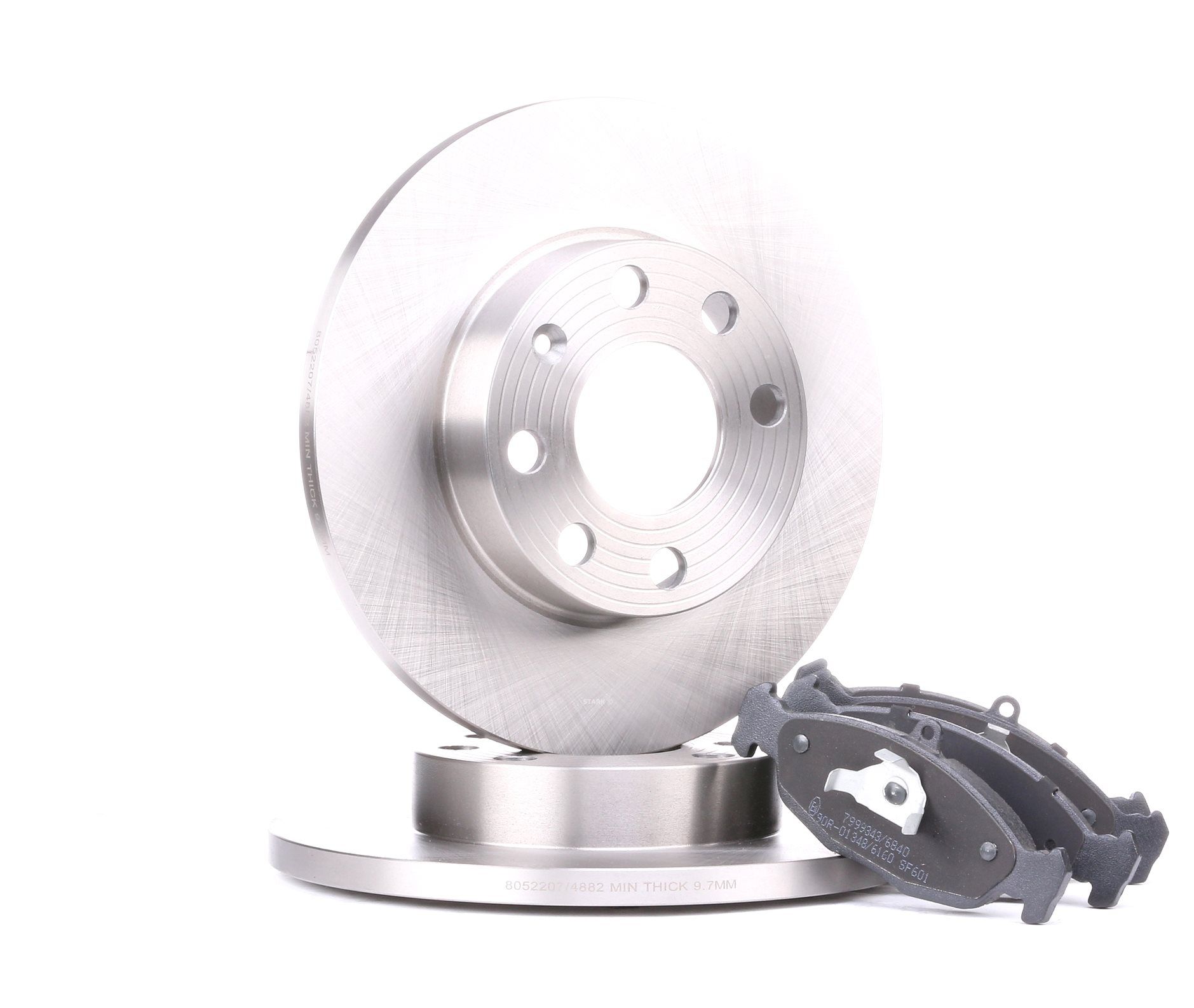 RIDEX 3405B0080 Bremsscheiben und -beläge