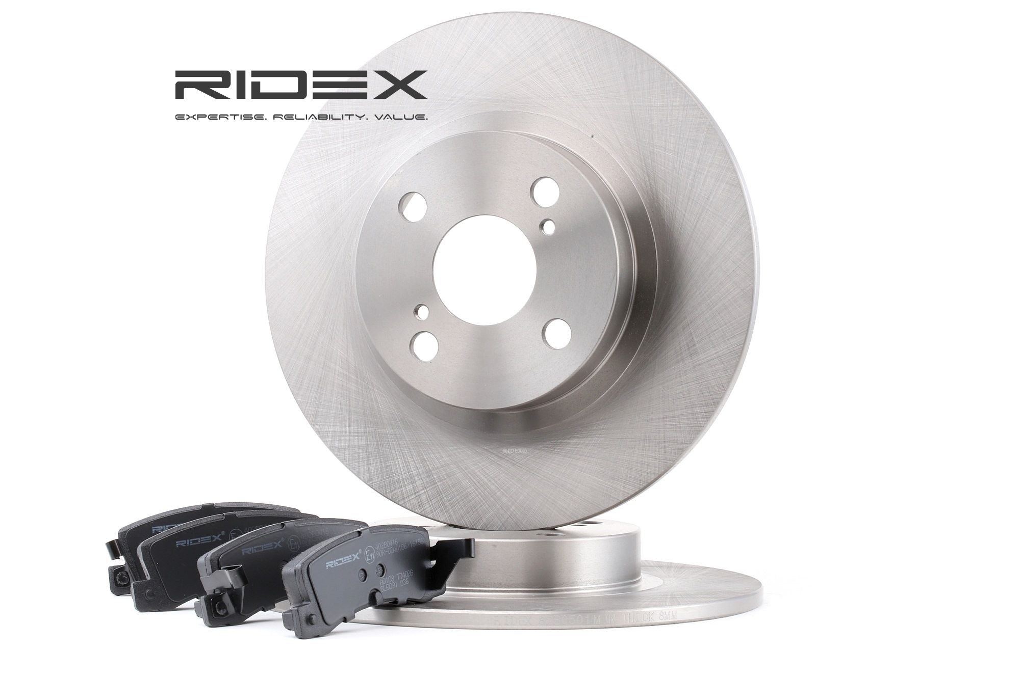 Bremsscheiben und -beläge 3405B0235 RIDEX 0449220060 TOYOTA, CITROЁN, SUZUKI, LEXUS, SATURN