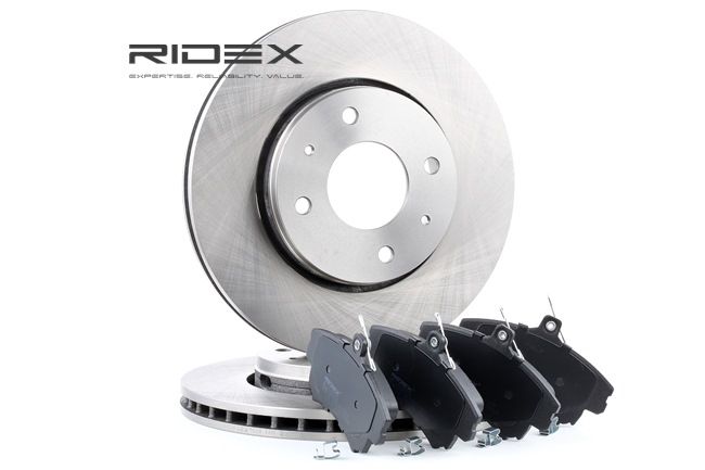 Bremsscheiben und -beläge 3405B0113 RIDEX 09772010 MITSUBISHI