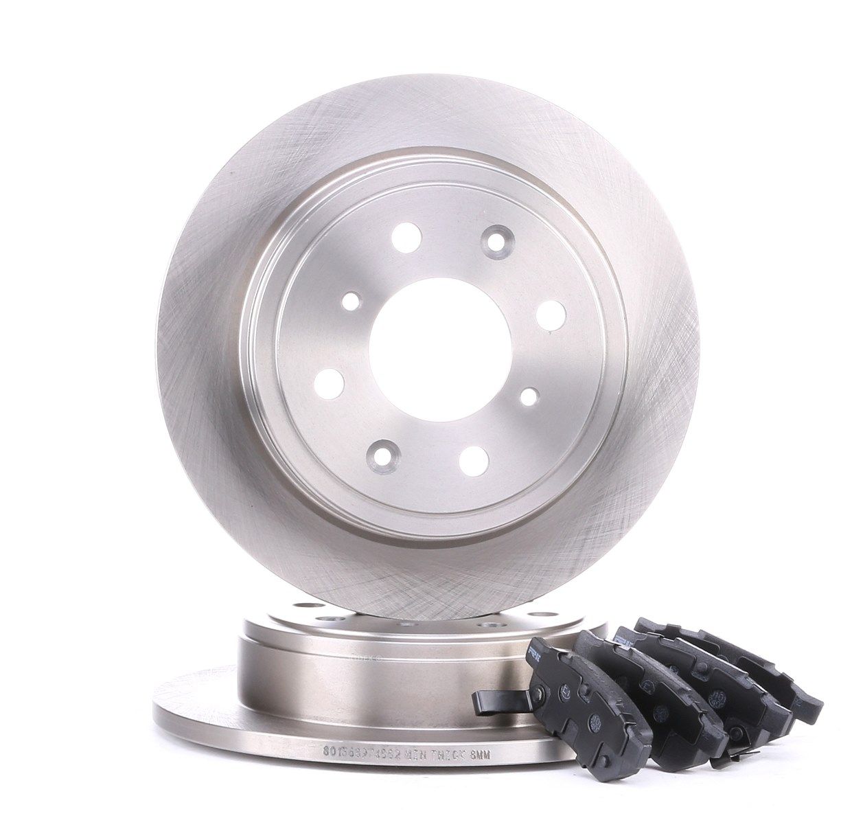 RIDEX 3405B0208 Bremsscheiben und -beläge HONDA ACCORD 2.0 EXi 122 PS Benzin