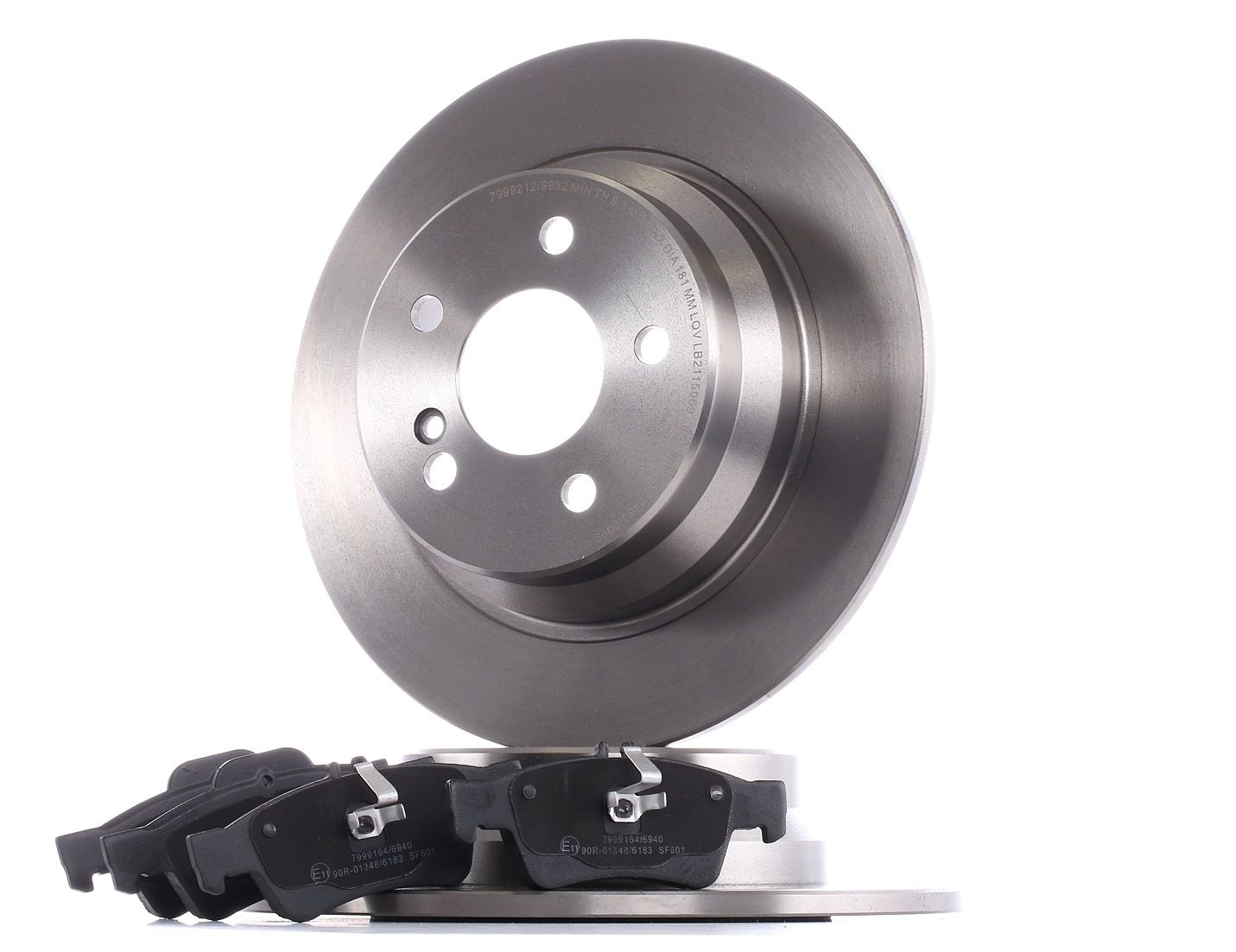 RIDEX 3405B0163 Bremsen komplett MERCEDES-BENZ E-Klasse E 320 CDI 3.2 204 PS Diesel