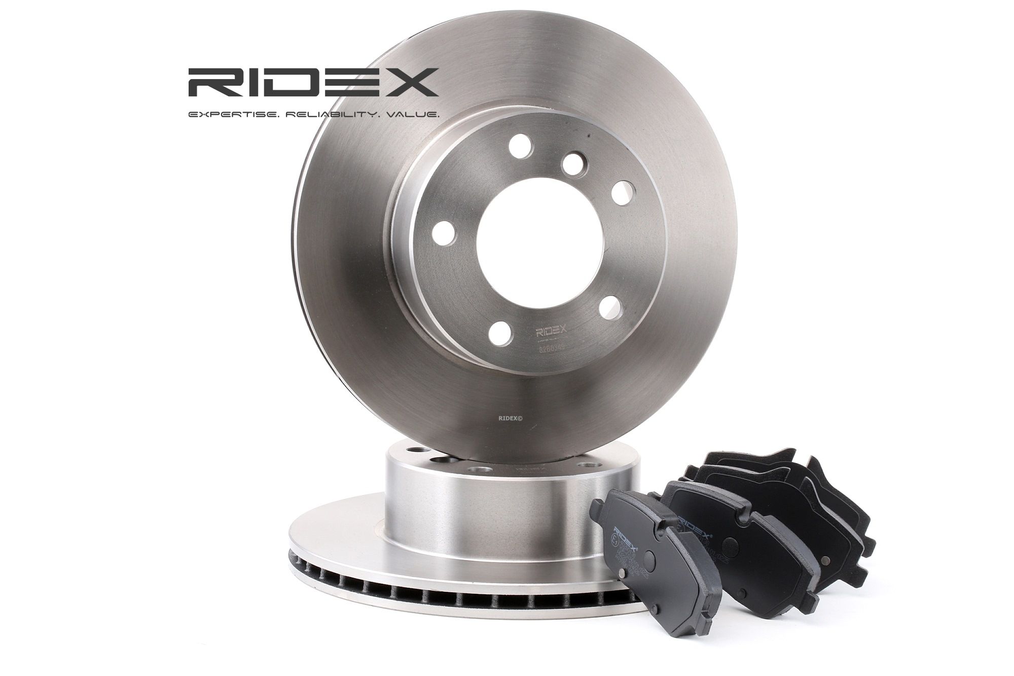Brake disc and pad sets RIDEX 3405B0218 rating