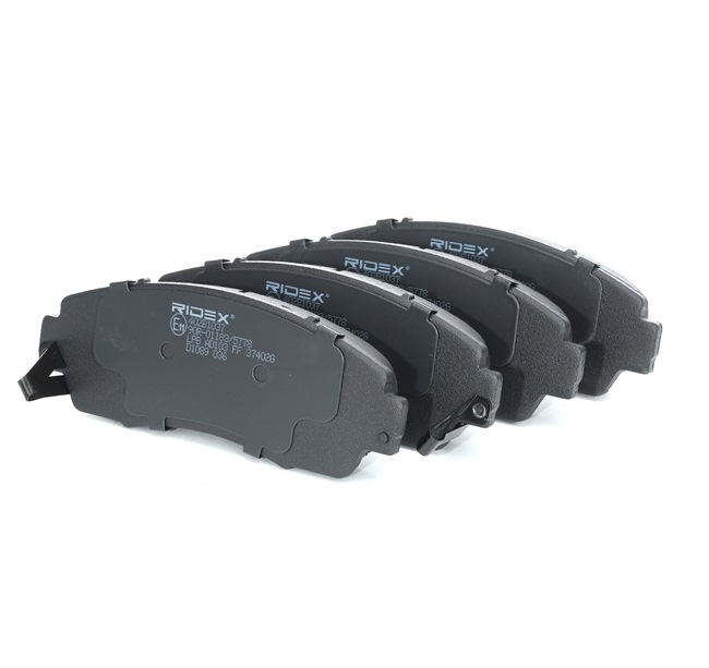 Disc brake pads RIDEX 402B1037