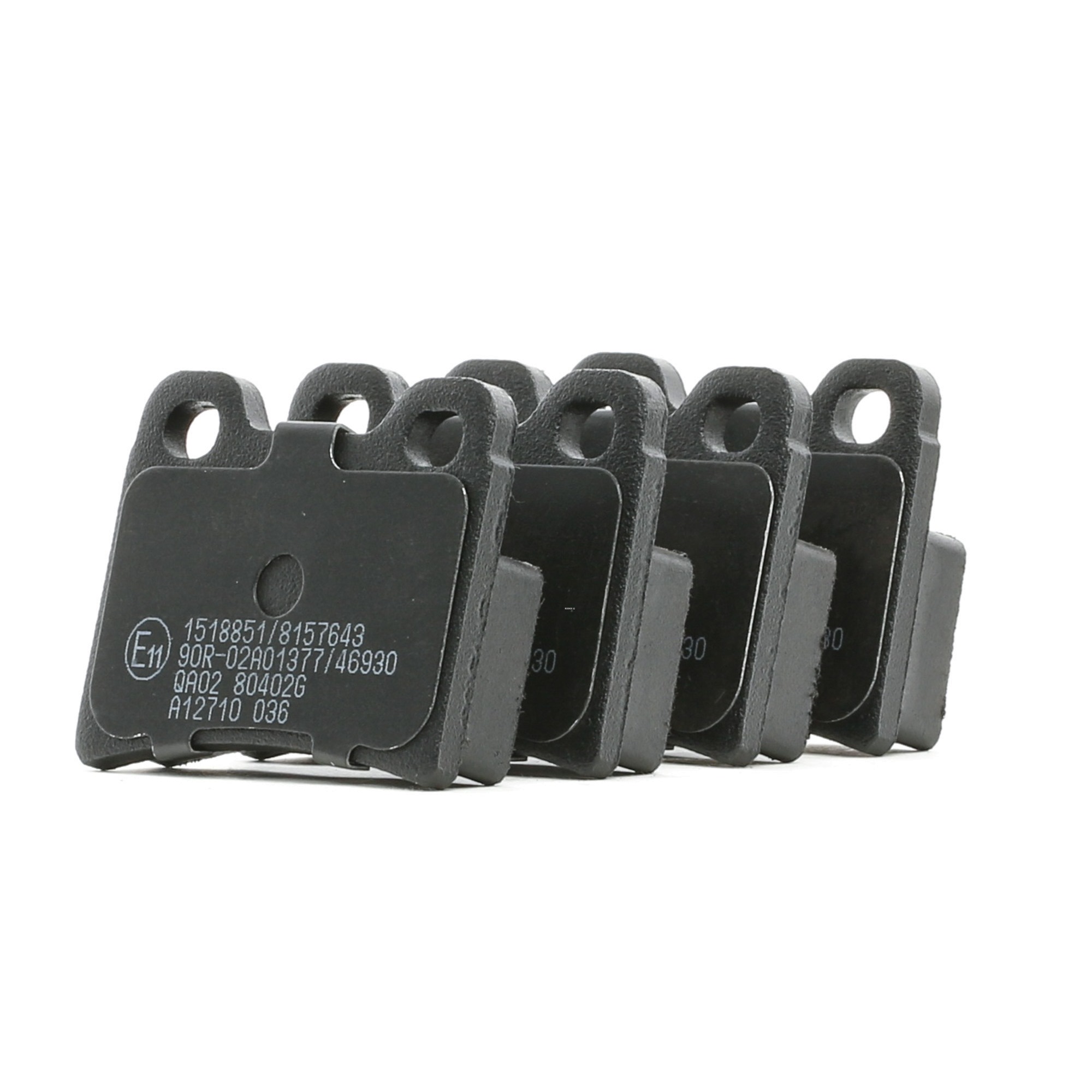 Комплект спирачно феродо, дискови спирачки 0K20H3323Z RIDEX 402B0598 FORD, MAZDA, HYUNDAI, KIA