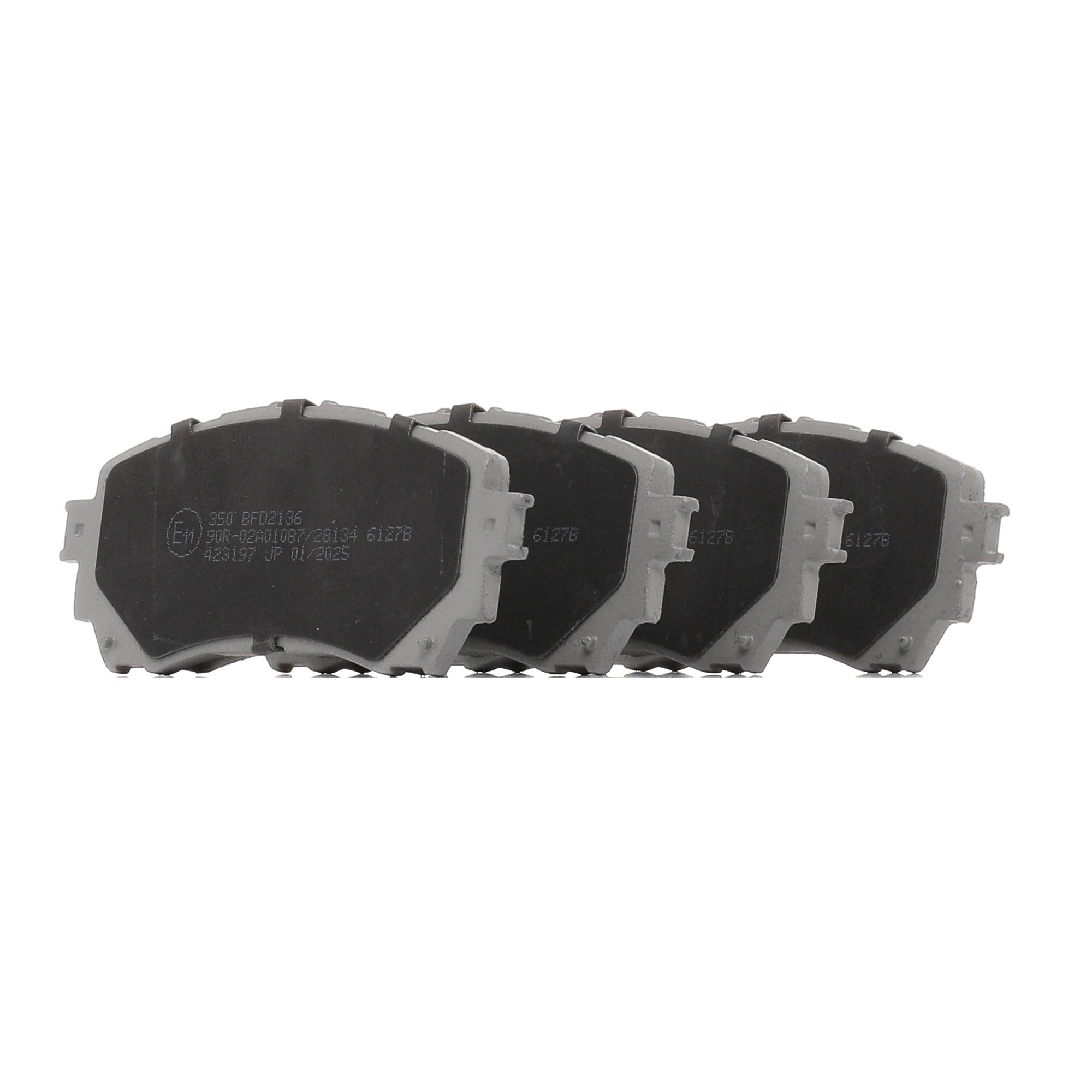 ASHIKA 50-03-350 Plaquettes de frein Hauteur: 59mm, Épaisseur: 16mm