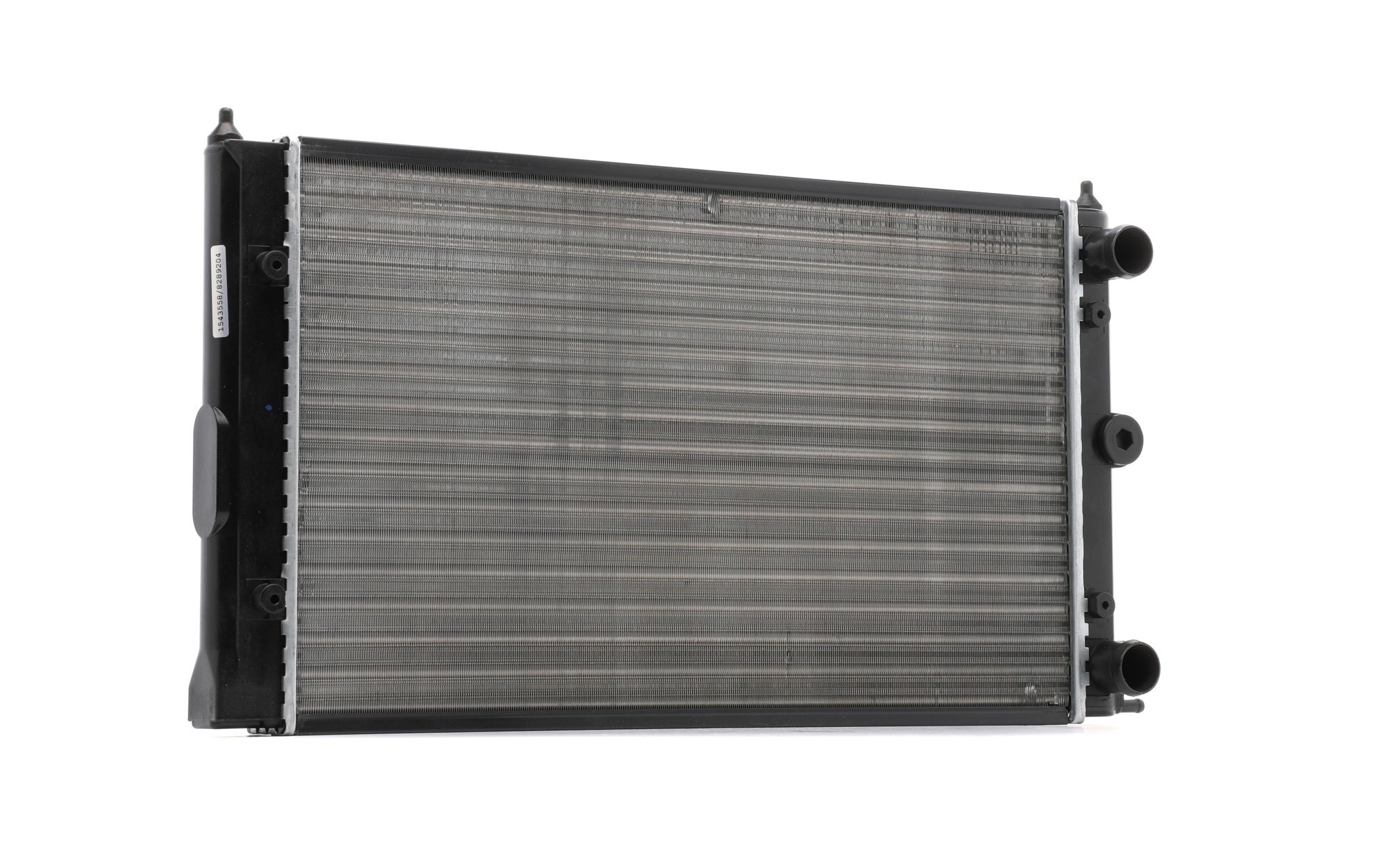 RIDEX 470R0411 Kühler, Motorkühlung Aluminium, Kühlrippen mechanisch gefügt, Aluminium