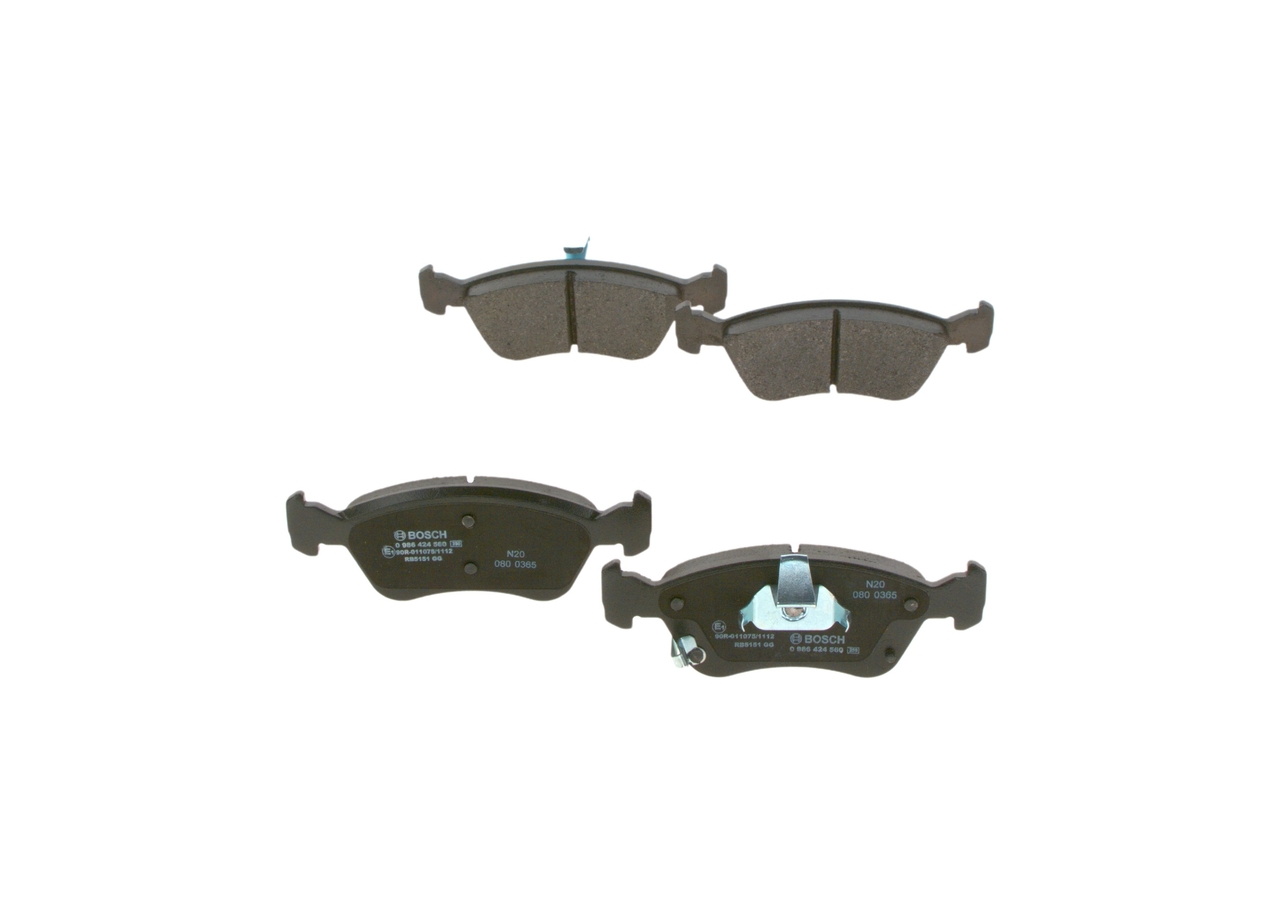 Remblokken D1060-VC091 BOSCH 0986494560 NISSAN, MITSUBISHI, SUBARU, INFINITI