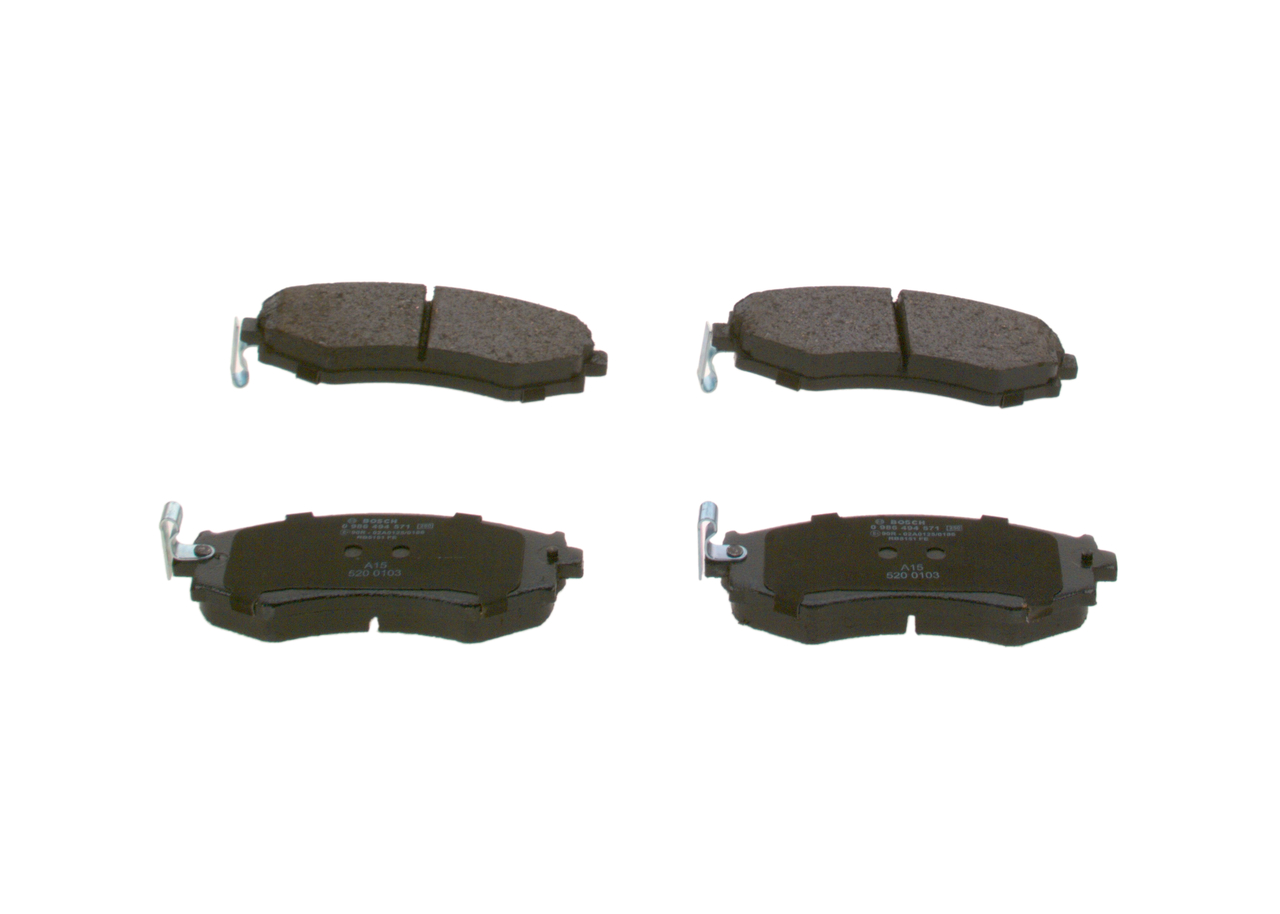 Brake pad set AY040 NS047 BOSCH 0986494571 NISSAN, MAZDA, INFINITI